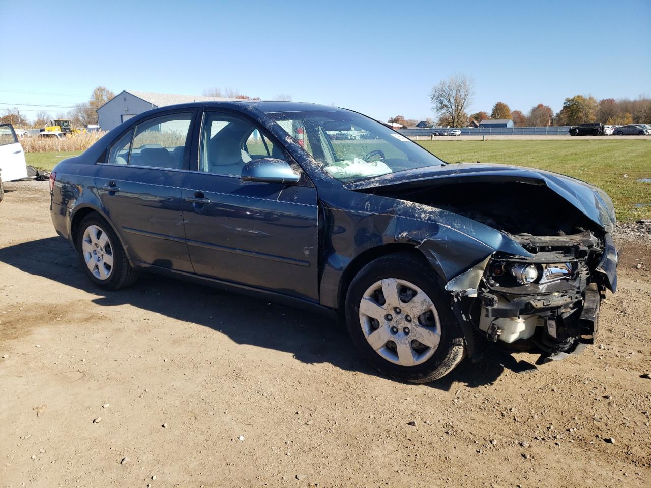 2008 Hyundai Sonata Gls Синий vin: 5NPET46C38H353160