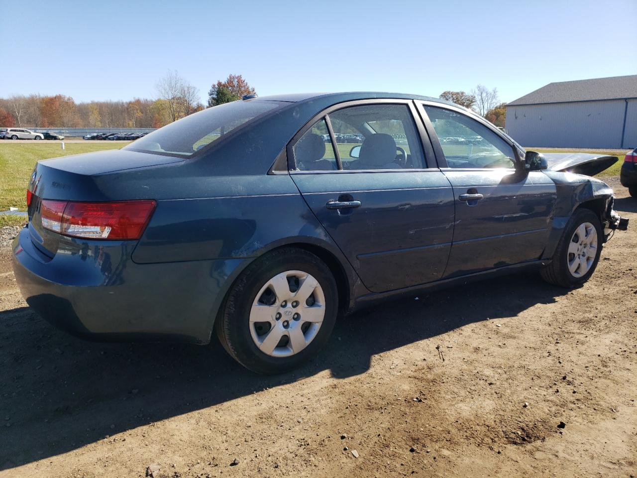 2008 Hyundai Sonata Gls Синий vin: 5NPET46C38H353160