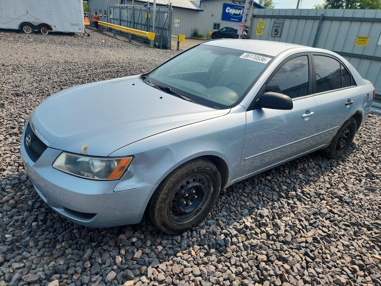 2008 Hyundai Sonata Gls Blue vin: 5NPET46C38H386739