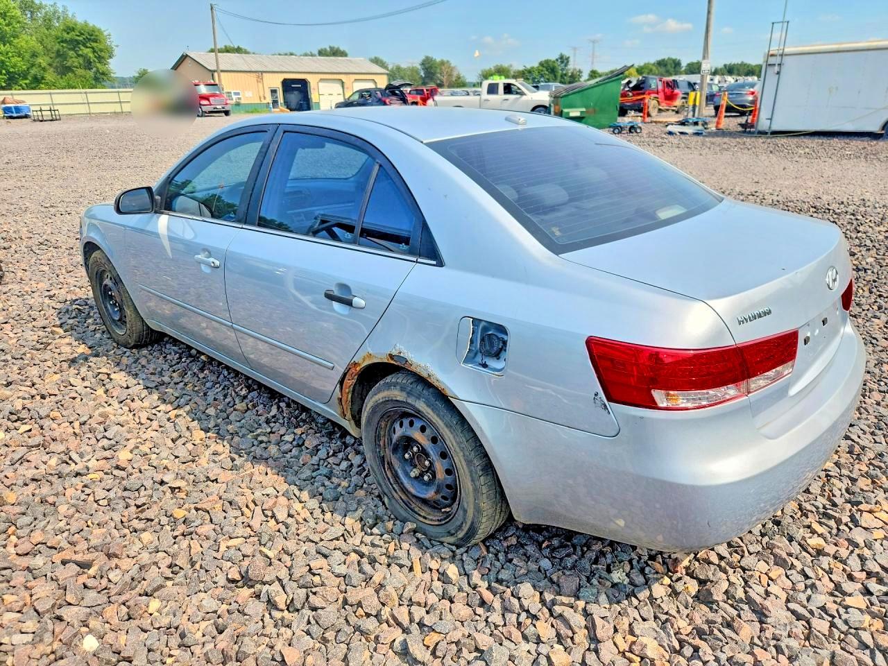 2008 Hyundai Sonata Gls Blue vin: 5NPET46C38H386739
