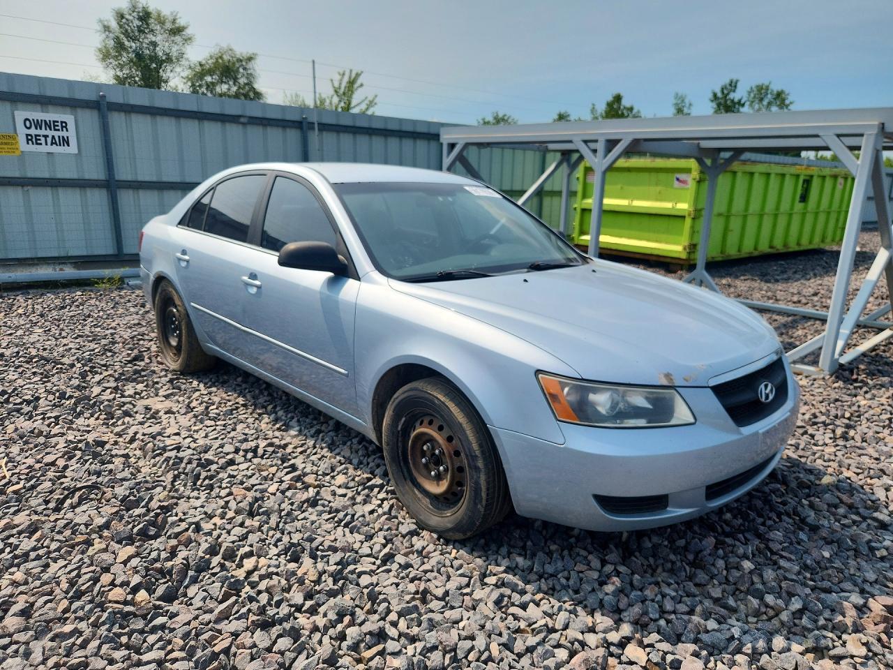 2008 Hyundai Sonata Gls Blue vin: 5NPET46C38H386739