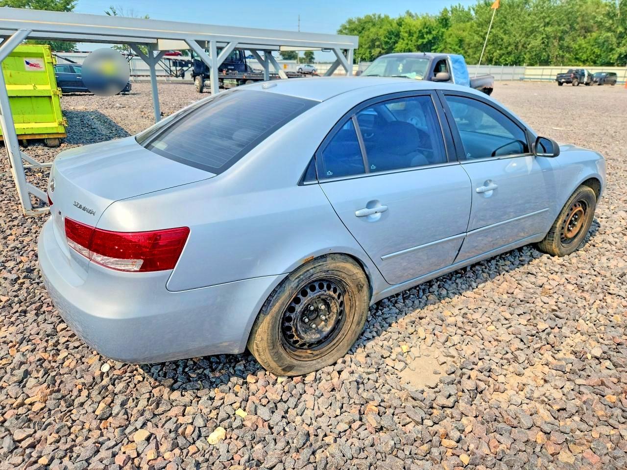 2008 Hyundai Sonata Gls Blue vin: 5NPET46C38H386739