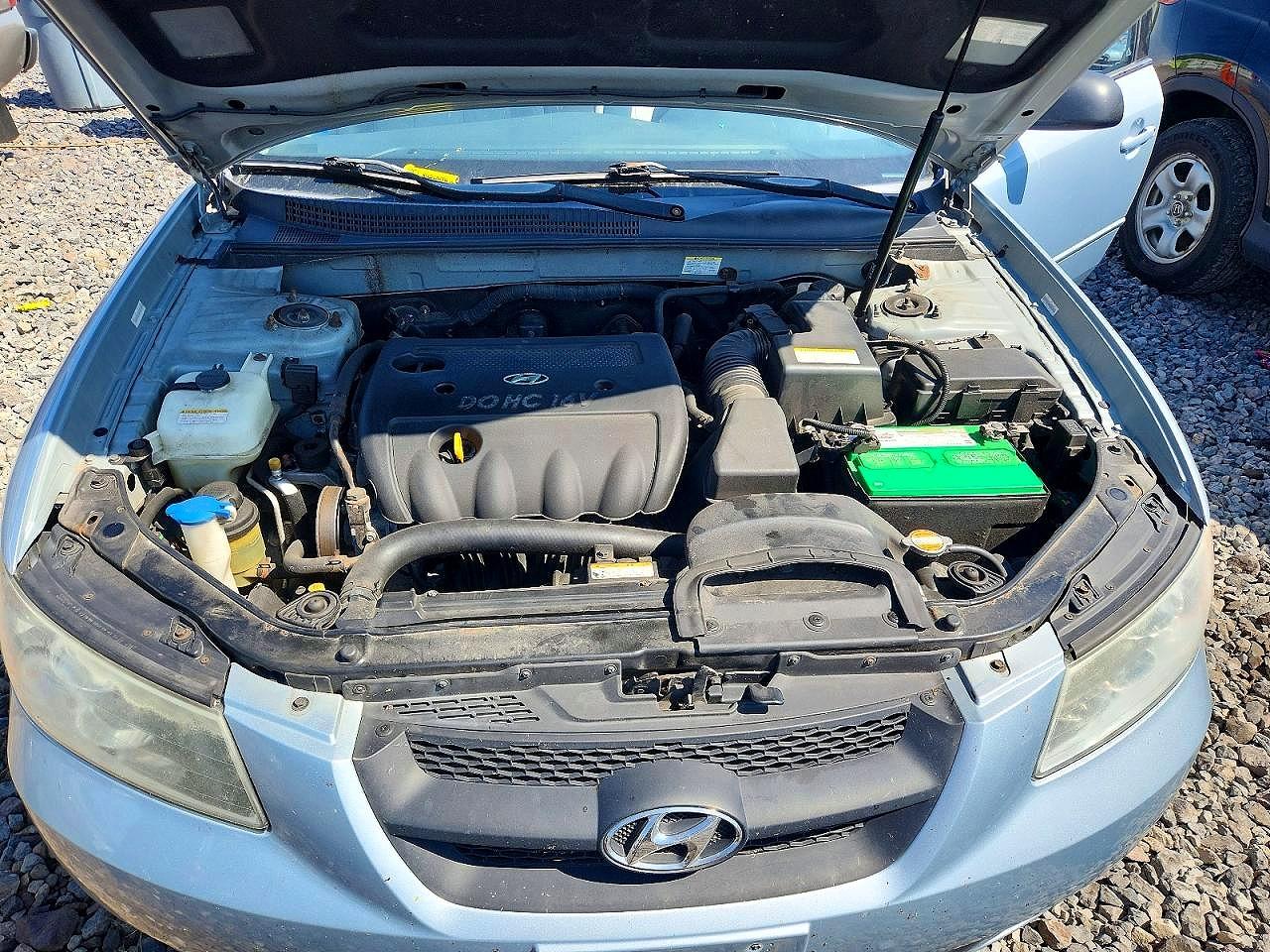 2008 Hyundai Sonata Gls Blue vin: 5NPET46C38H386739