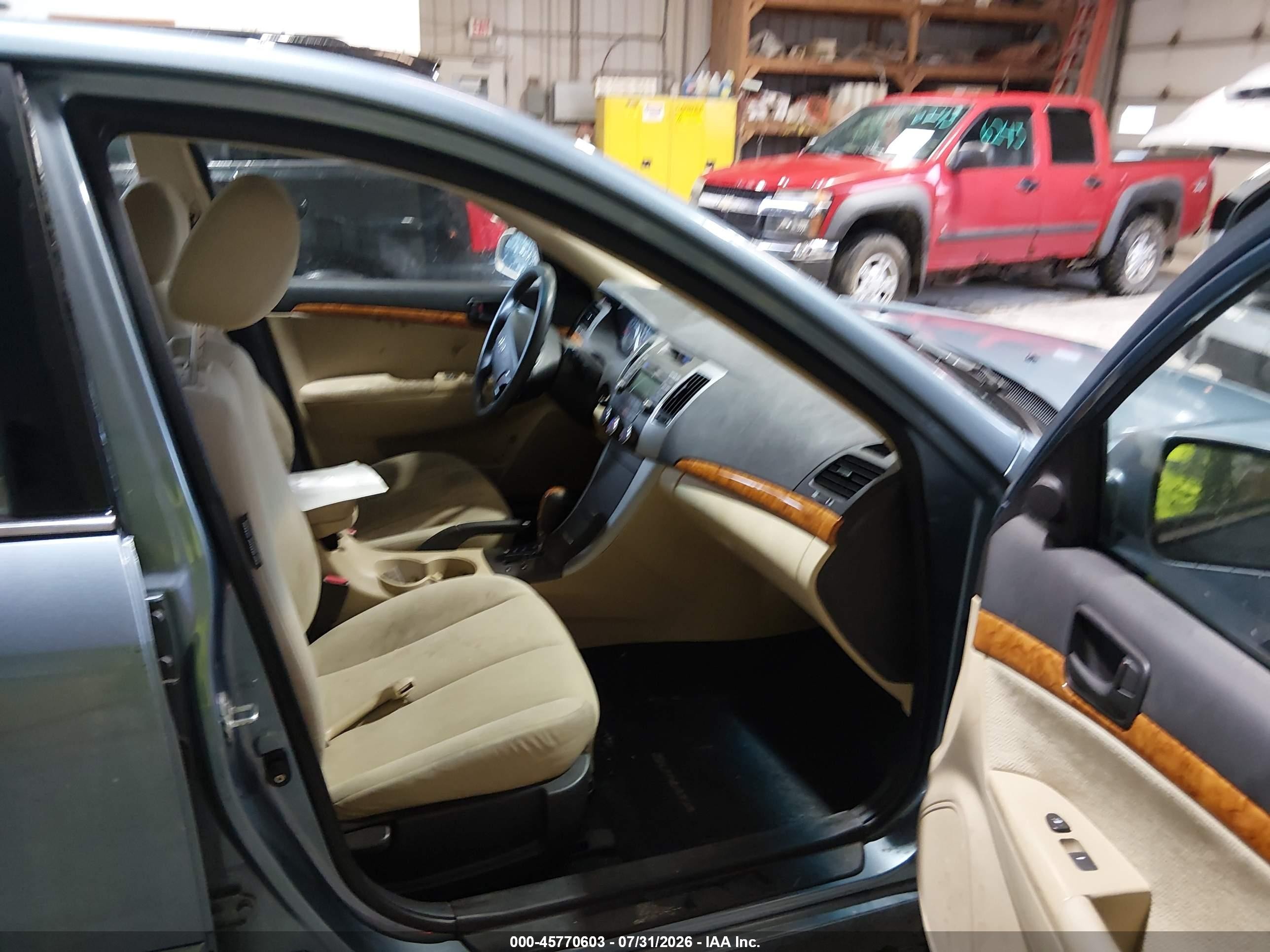 2009 Hyundai Sonata Gls Light Blue vin: 5NPET46C39H442843
