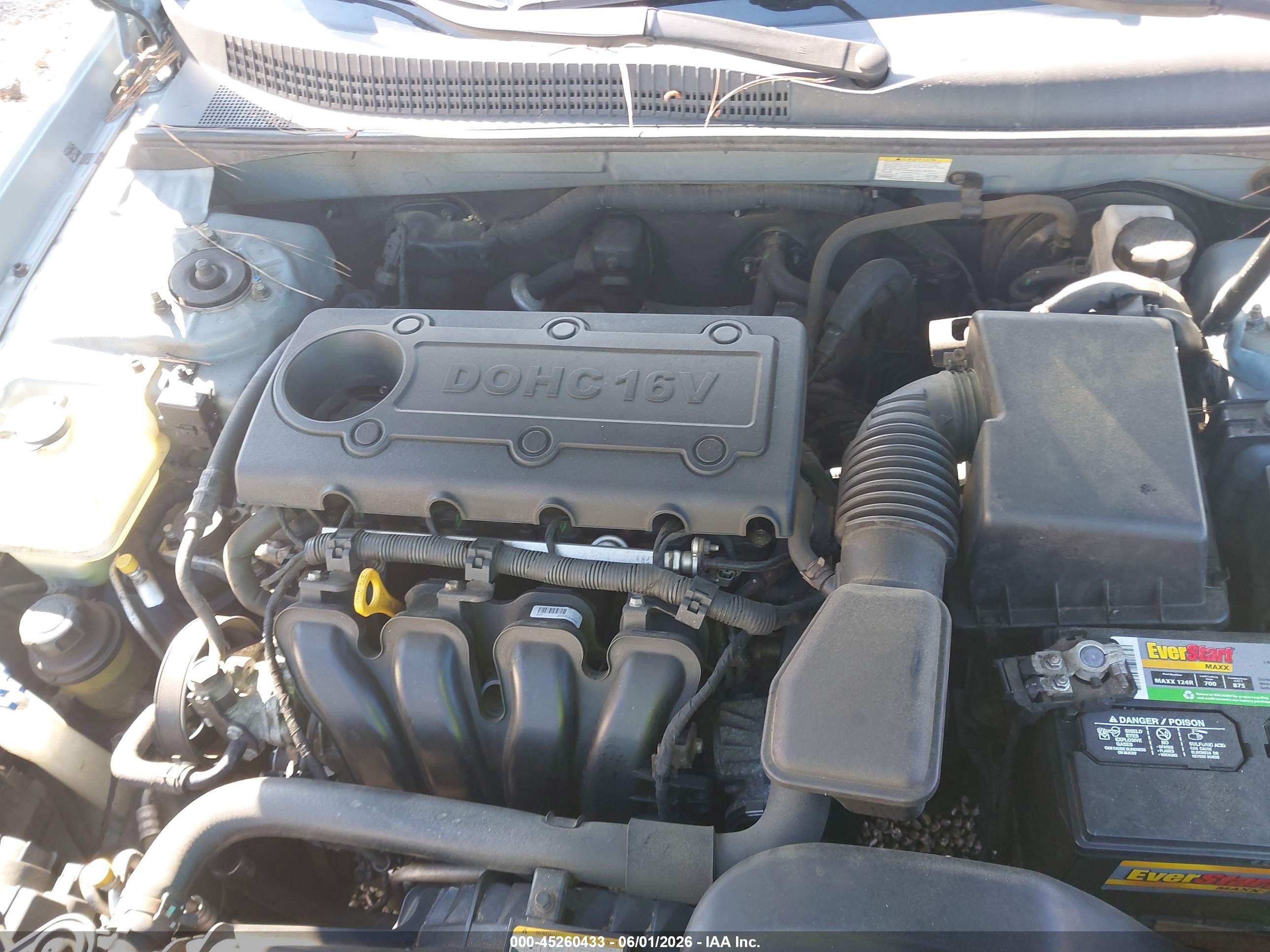 2009 Hyundai Sonata Gls Light Blue vin: 5NPET46C39H480864
