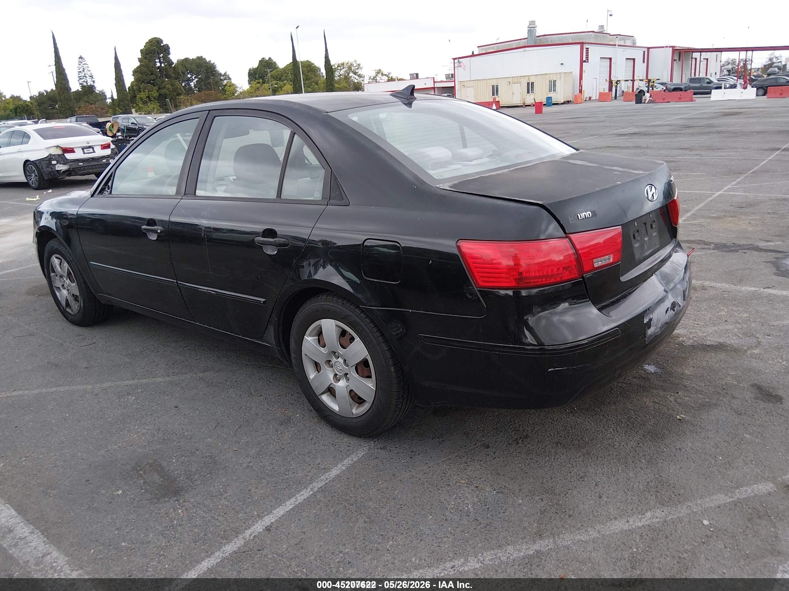 2009 Hyundai Sonata Gls Black vin: 5NPET46C39H495459