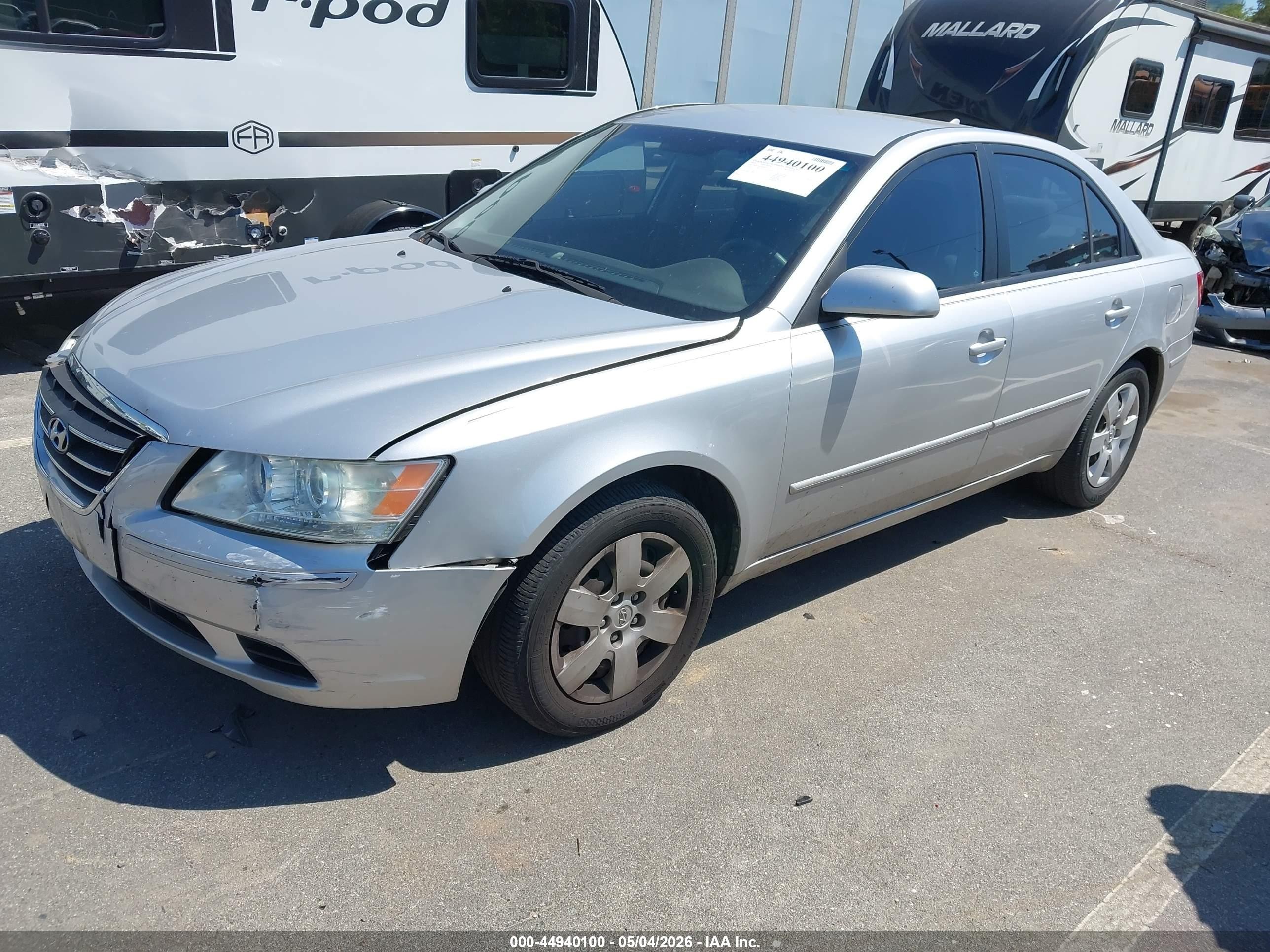 2009 Hyundai Sonata Gls Серебряный vin: 5NPET46C39H506721
