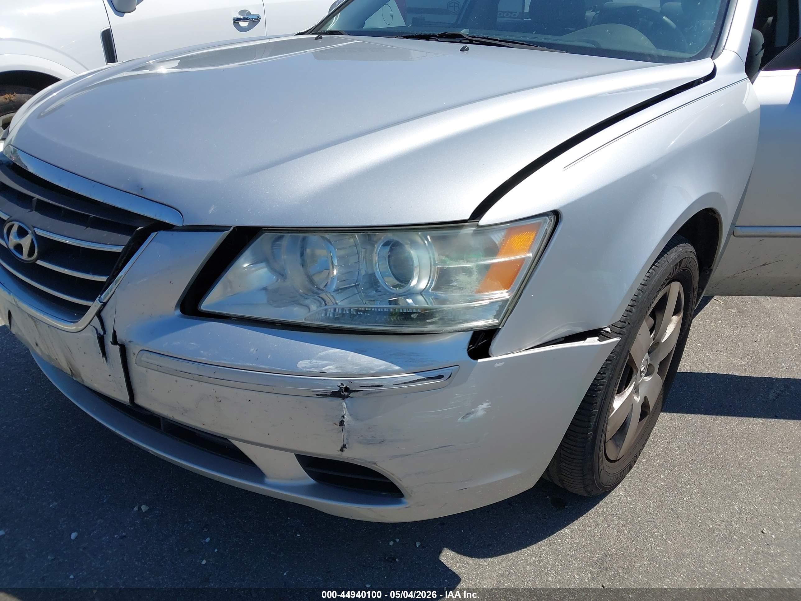 2009 Hyundai Sonata Gls Серебряный vin: 5NPET46C39H506721