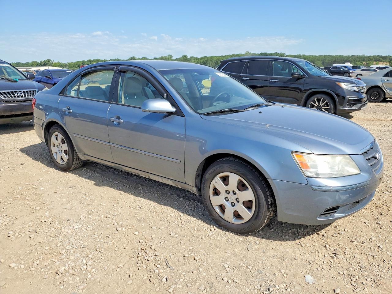 2009 Hyundai Sonata Gls Blue vin: 5NPET46C39H514401