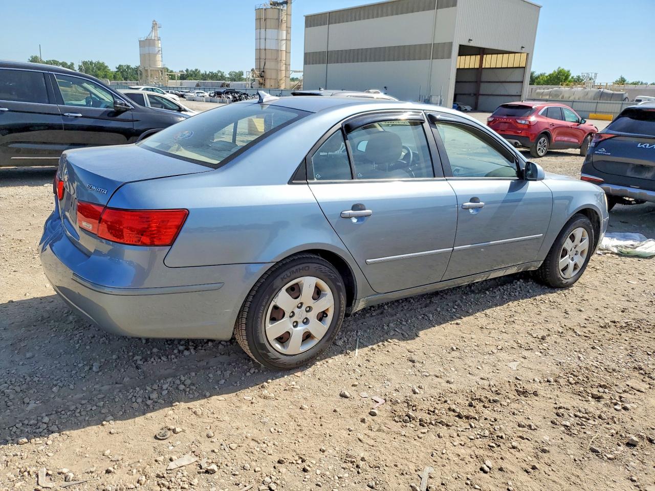 2009 Hyundai Sonata Gls Blue vin: 5NPET46C39H514401