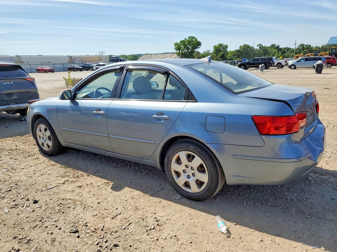 2009 Hyundai Sonata Gls Blue vin: 5NPET46C39H514401