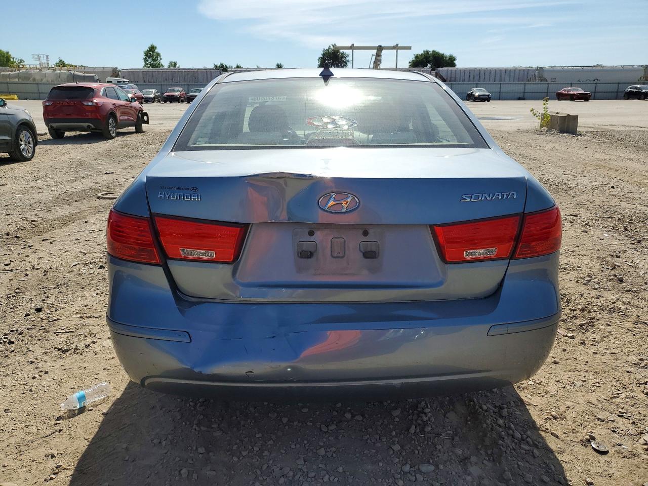 2009 Hyundai Sonata Gls Blue vin: 5NPET46C39H514401