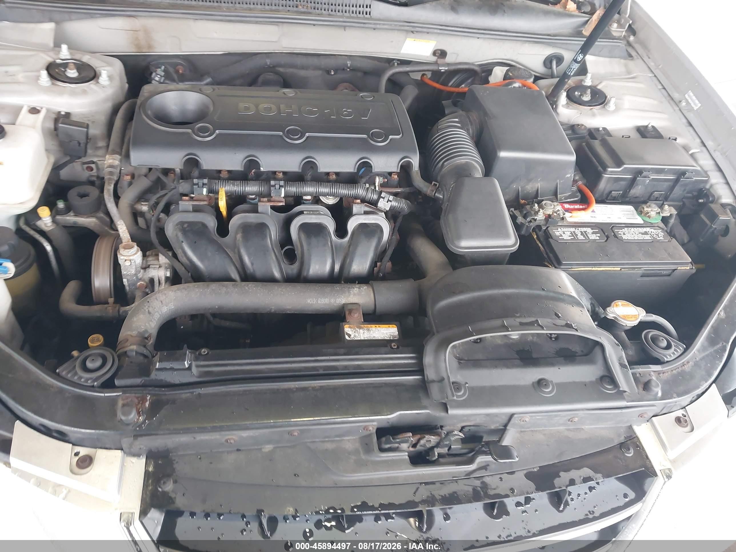 2009 Hyundai Sonata Gls Серебряный vin: 5NPET46C39H516861