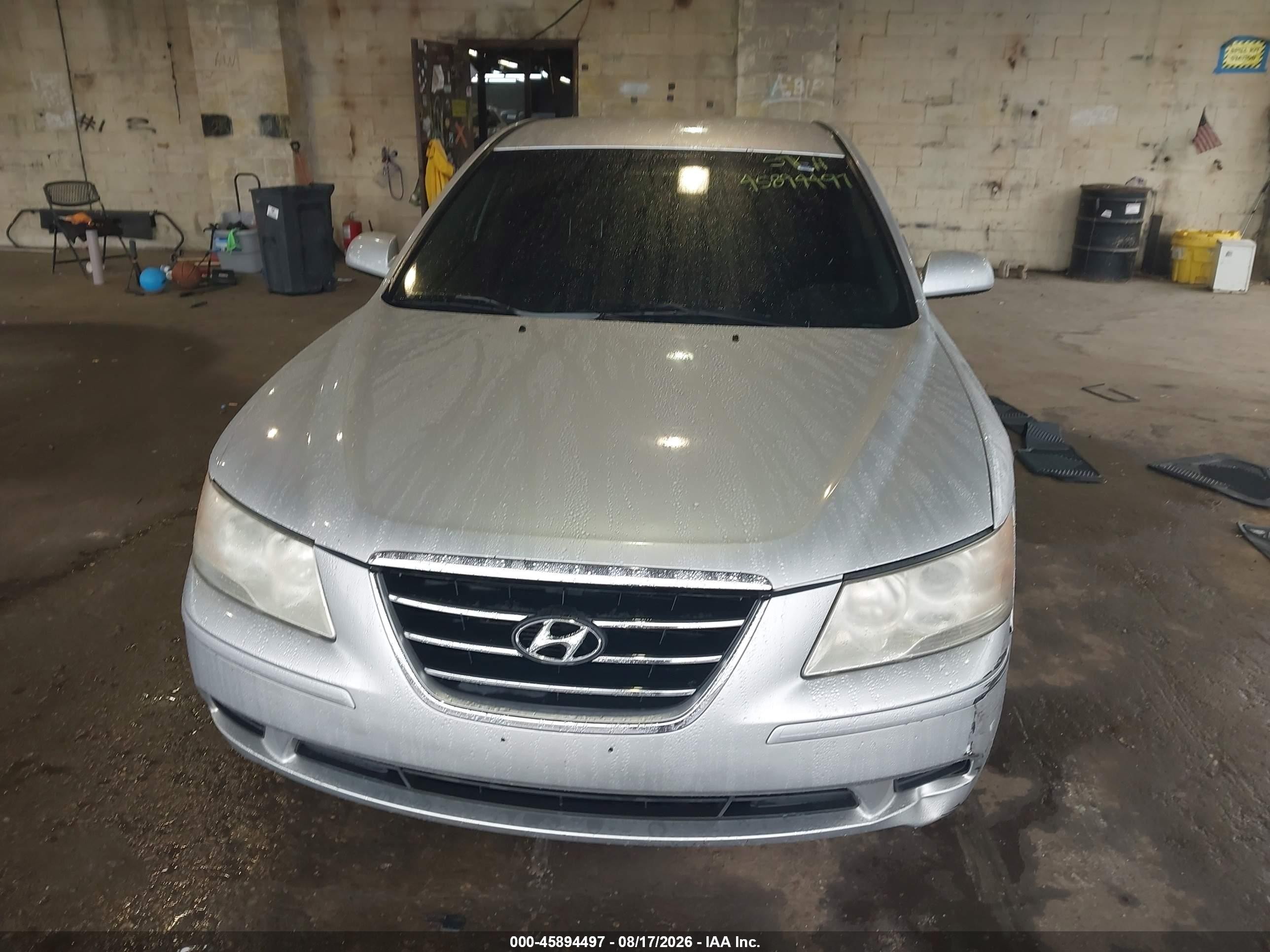 2009 Hyundai Sonata Gls Серебряный vin: 5NPET46C39H516861