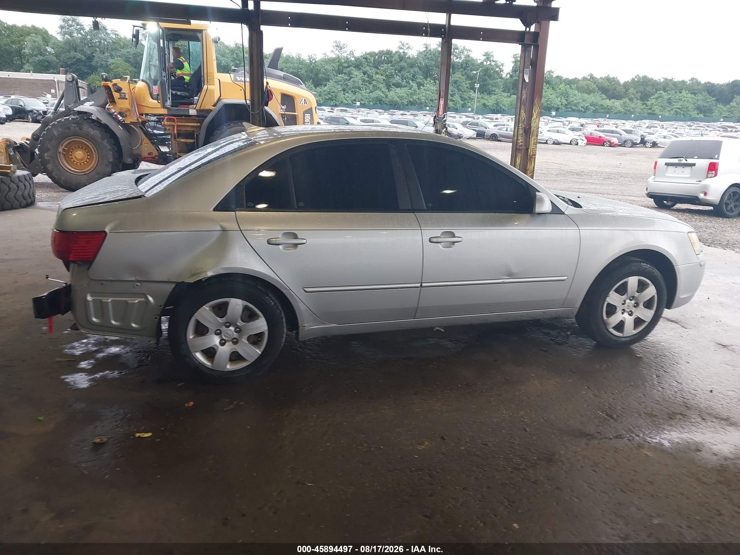 2009 Hyundai Sonata Gls Серебряный vin: 5NPET46C39H516861