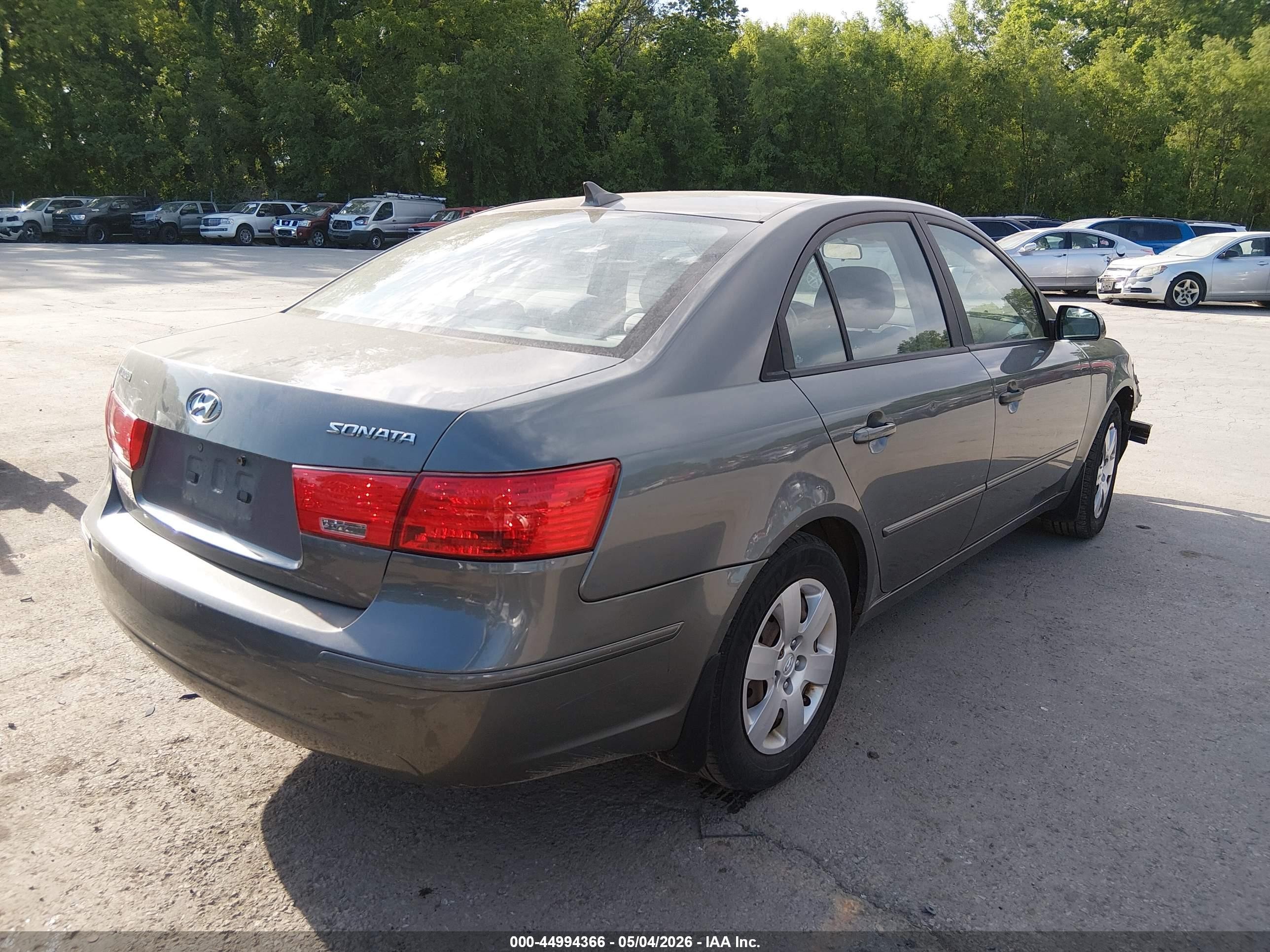 2009 Hyundai Sonata Gls Gray vin: 5NPET46C39H517248