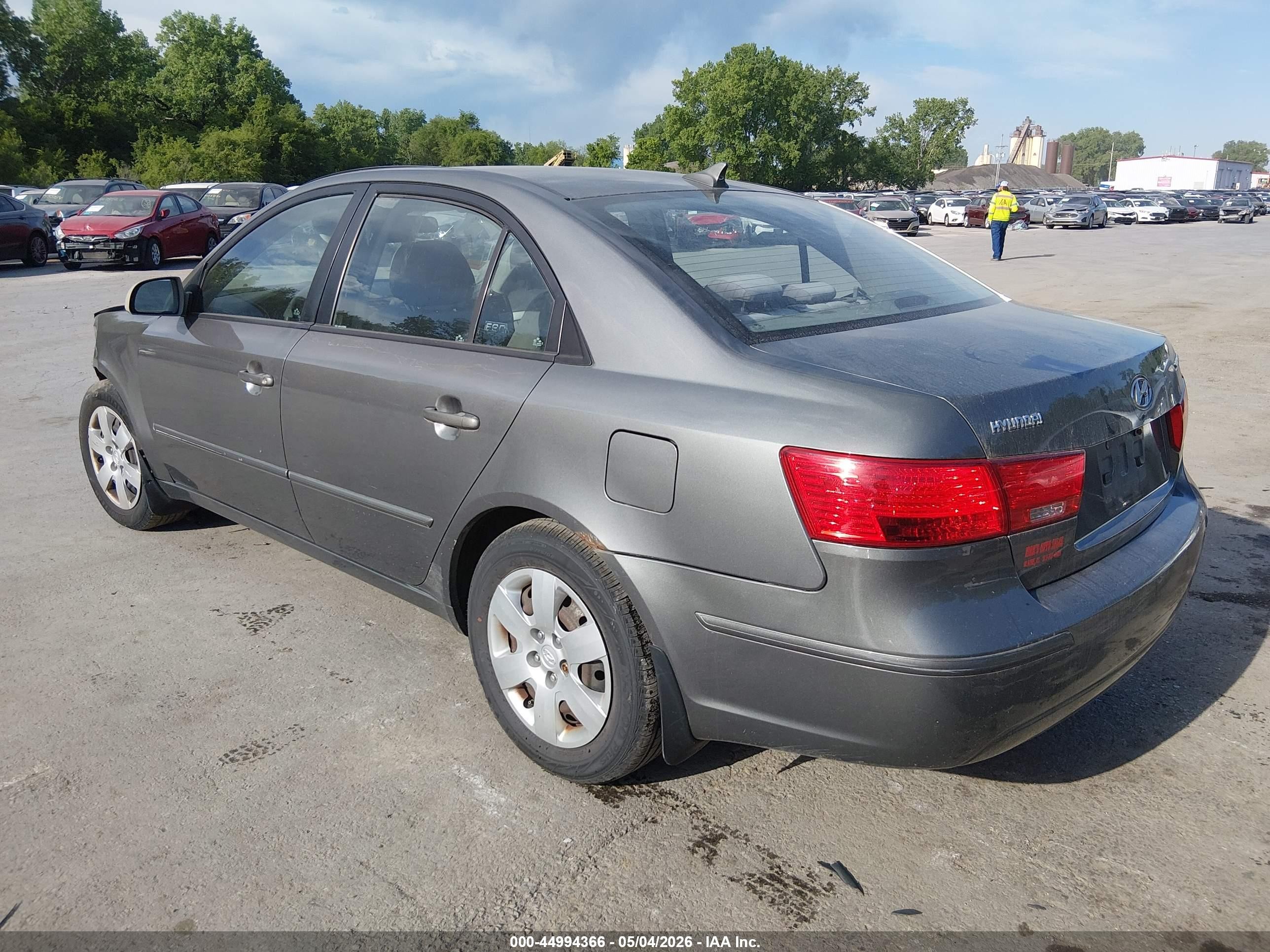 2009 Hyundai Sonata Gls Gray vin: 5NPET46C39H517248