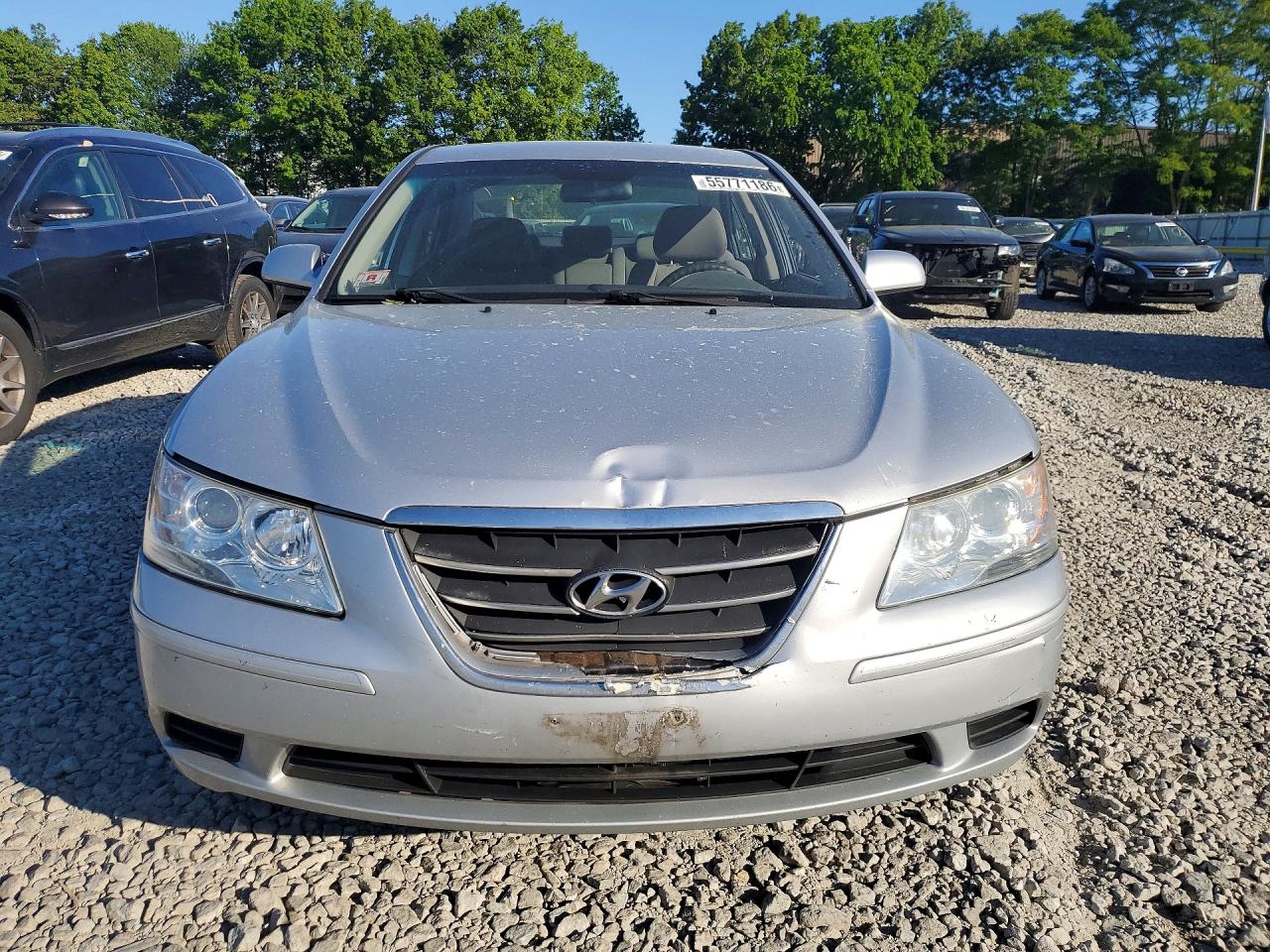 2009 Hyundai Sonata Gls Silver vin: 5NPET46C39H533143