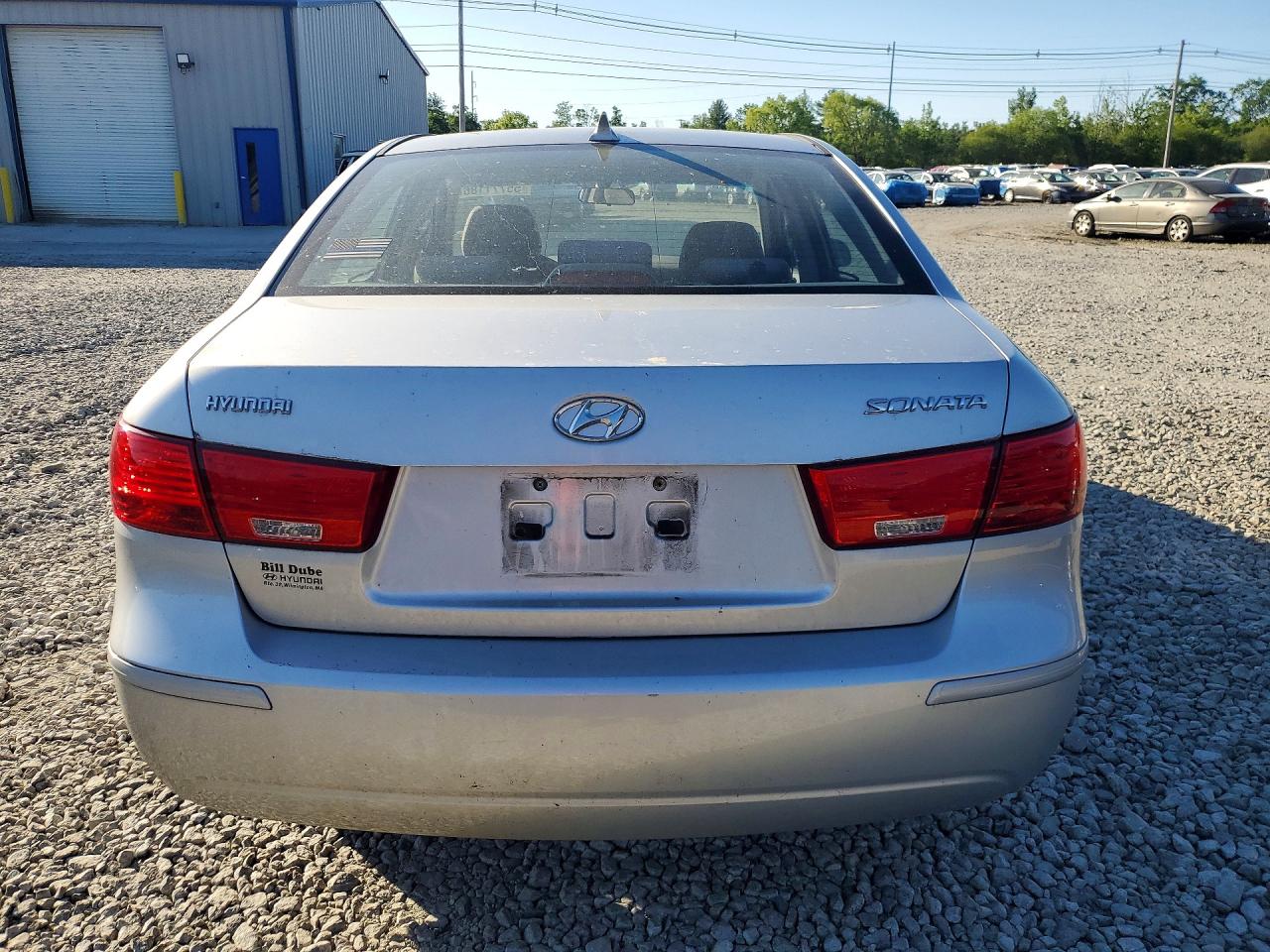 2009 Hyundai Sonata Gls Silver vin: 5NPET46C39H533143