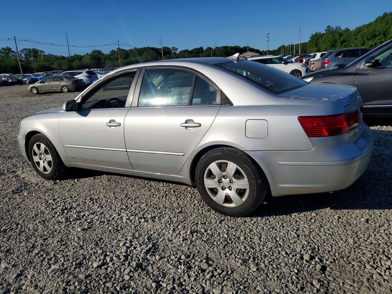 2009 Hyundai Sonata Gls Silver vin: 5NPET46C39H533143