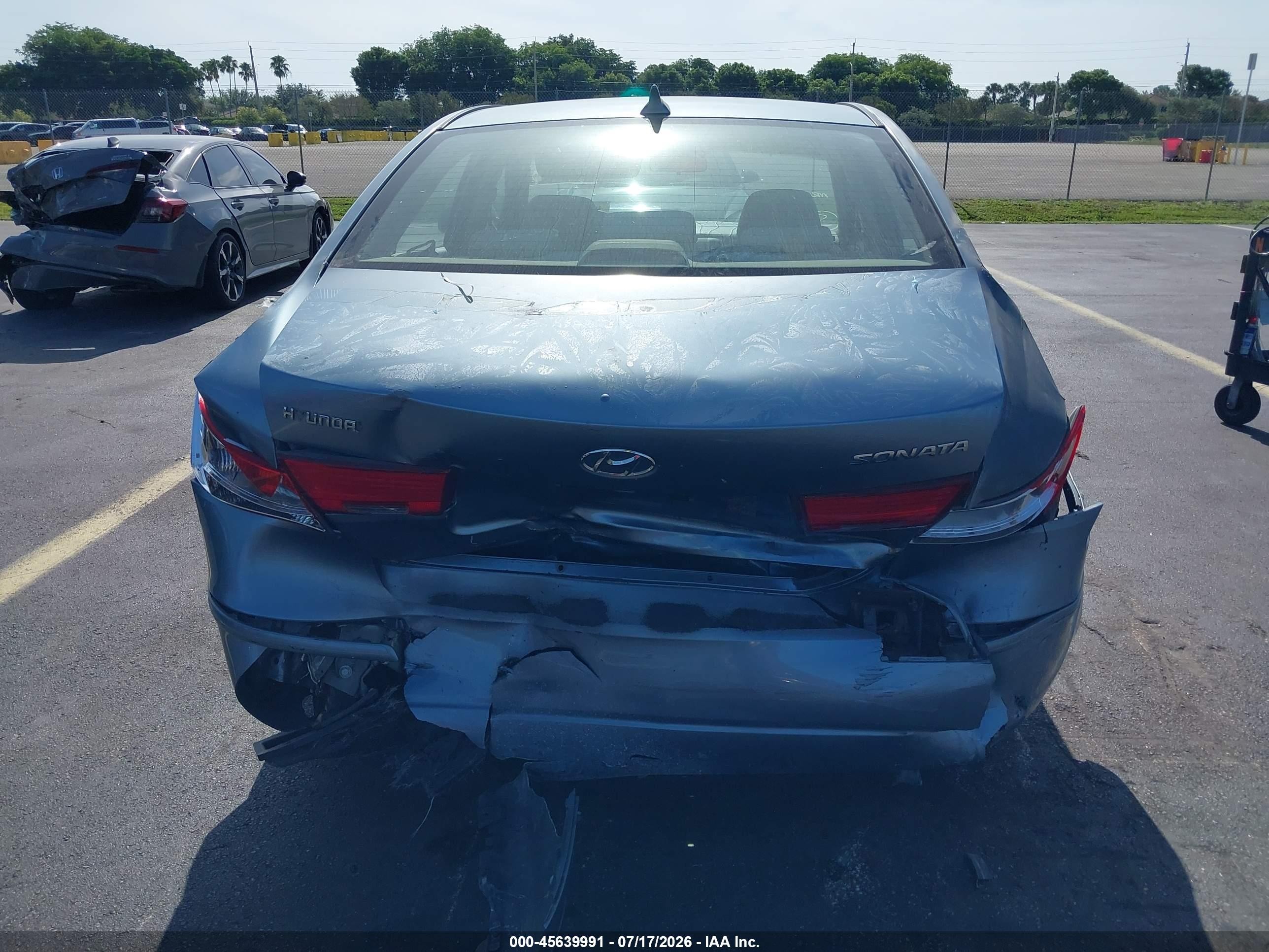 2009 Hyundai Sonata Gls Синий vin: 5NPET46C39H536978