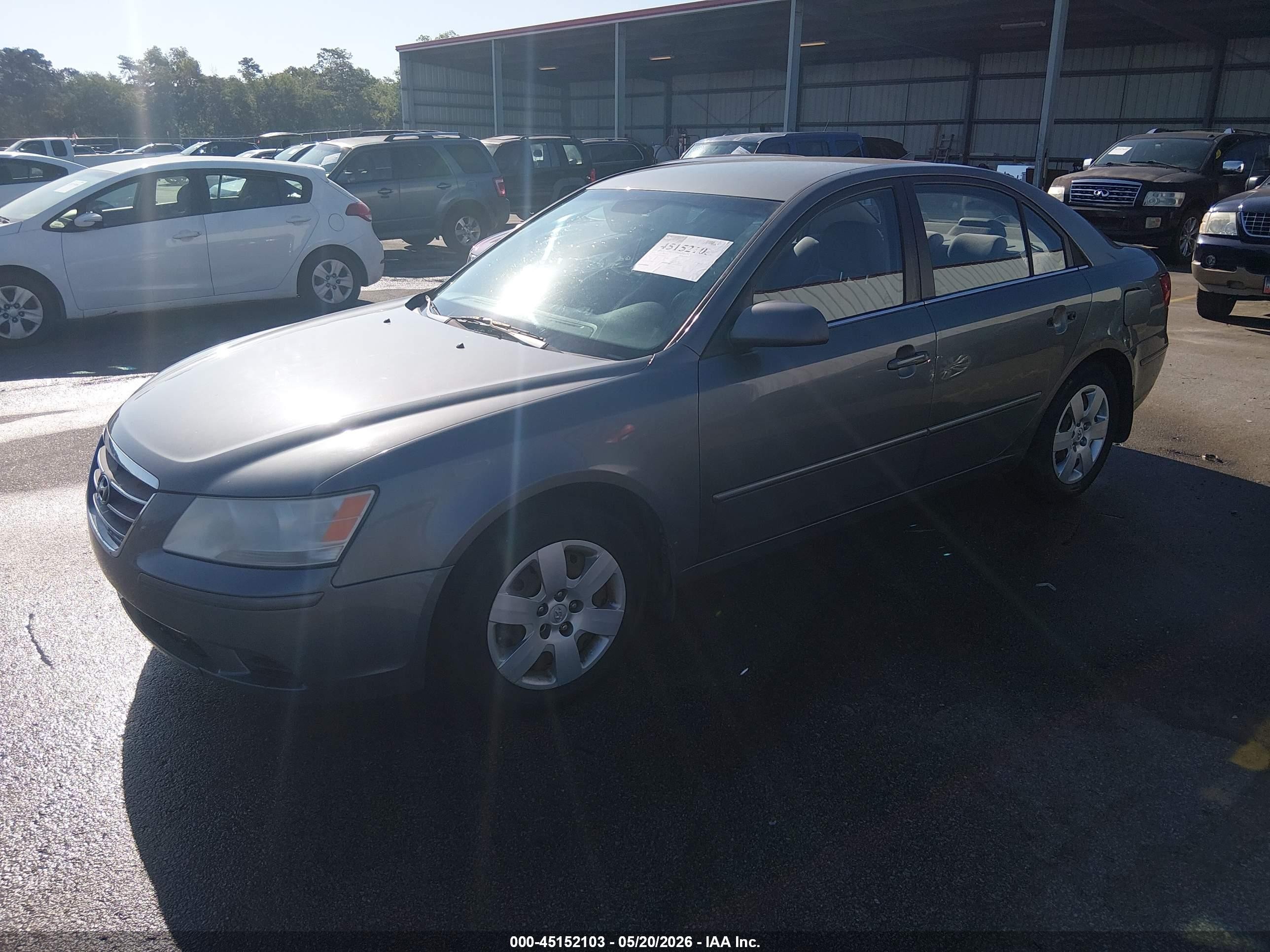 2009 Hyundai Sonata Gls Gray vin: 5NPET46C39H560326