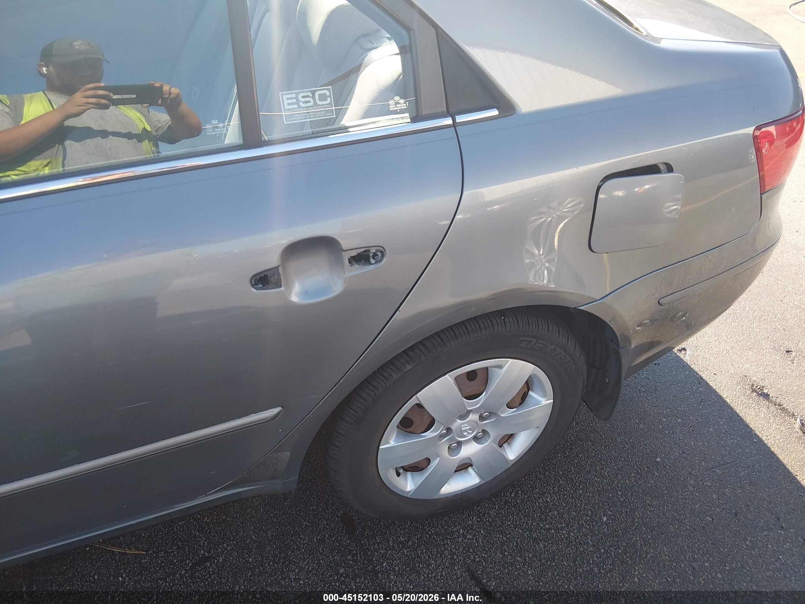 2009 Hyundai Sonata Gls Gray vin: 5NPET46C39H560326