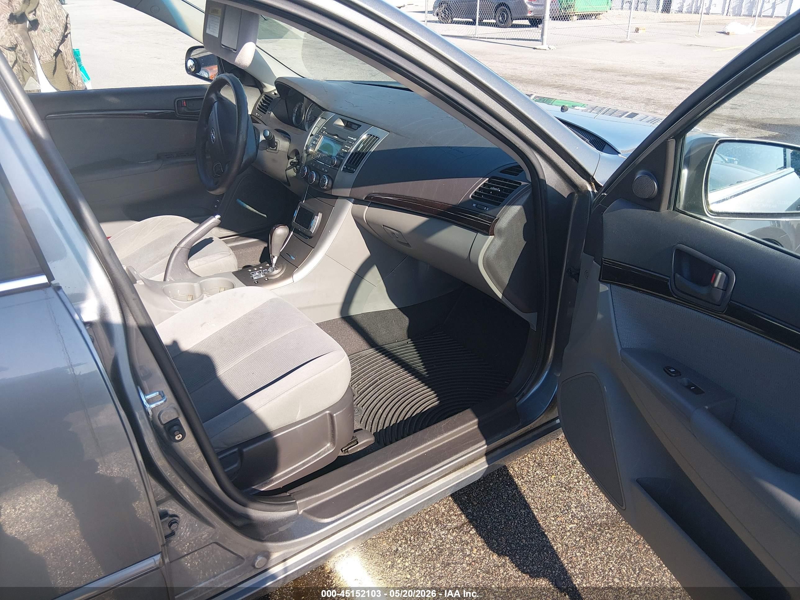 2009 Hyundai Sonata Gls Gray vin: 5NPET46C39H560326