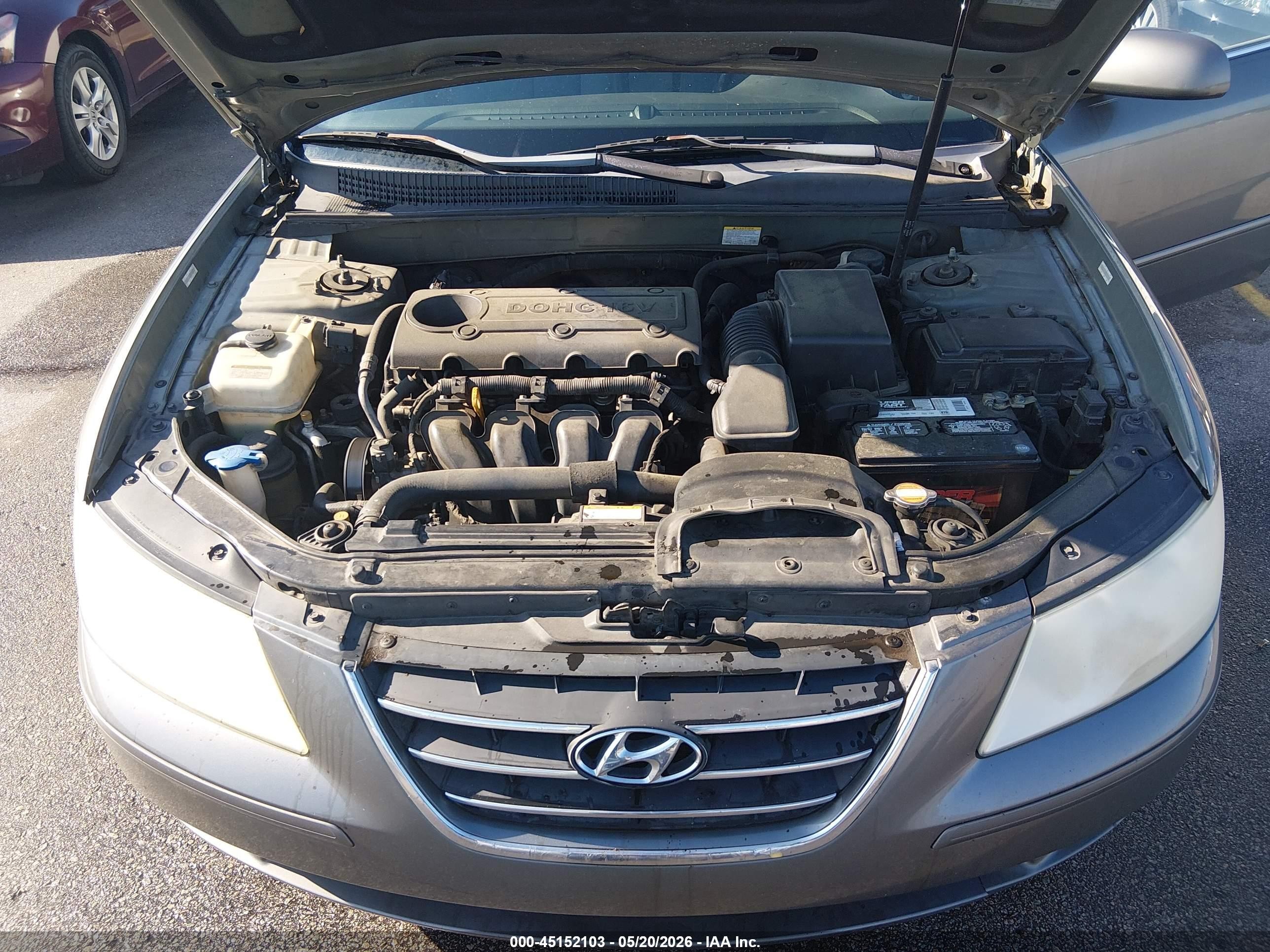 2009 Hyundai Sonata Gls Gray vin: 5NPET46C39H560326
