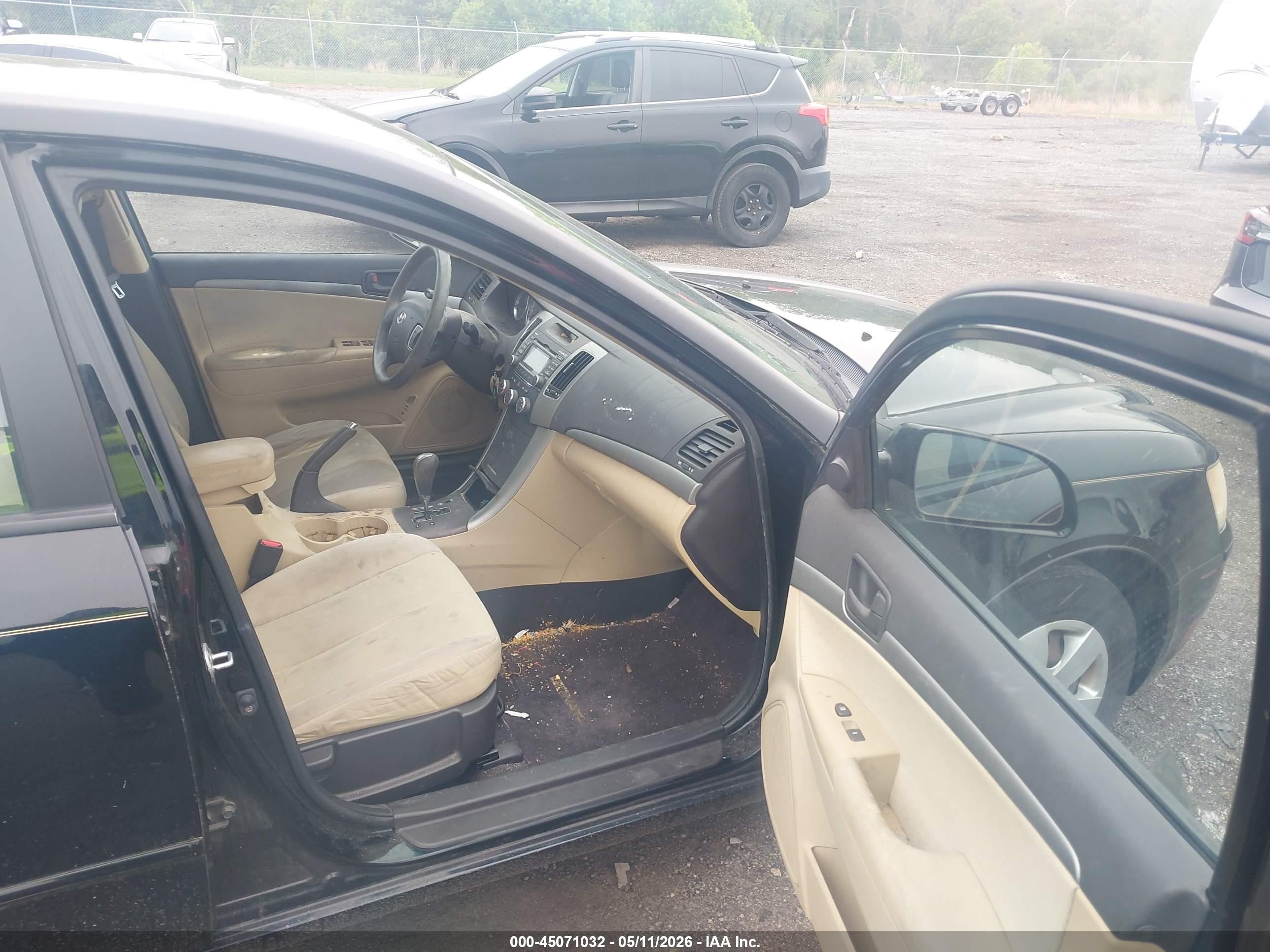 2009 Hyundai Sonata Gls Black vin: 5NPET46C39H565090