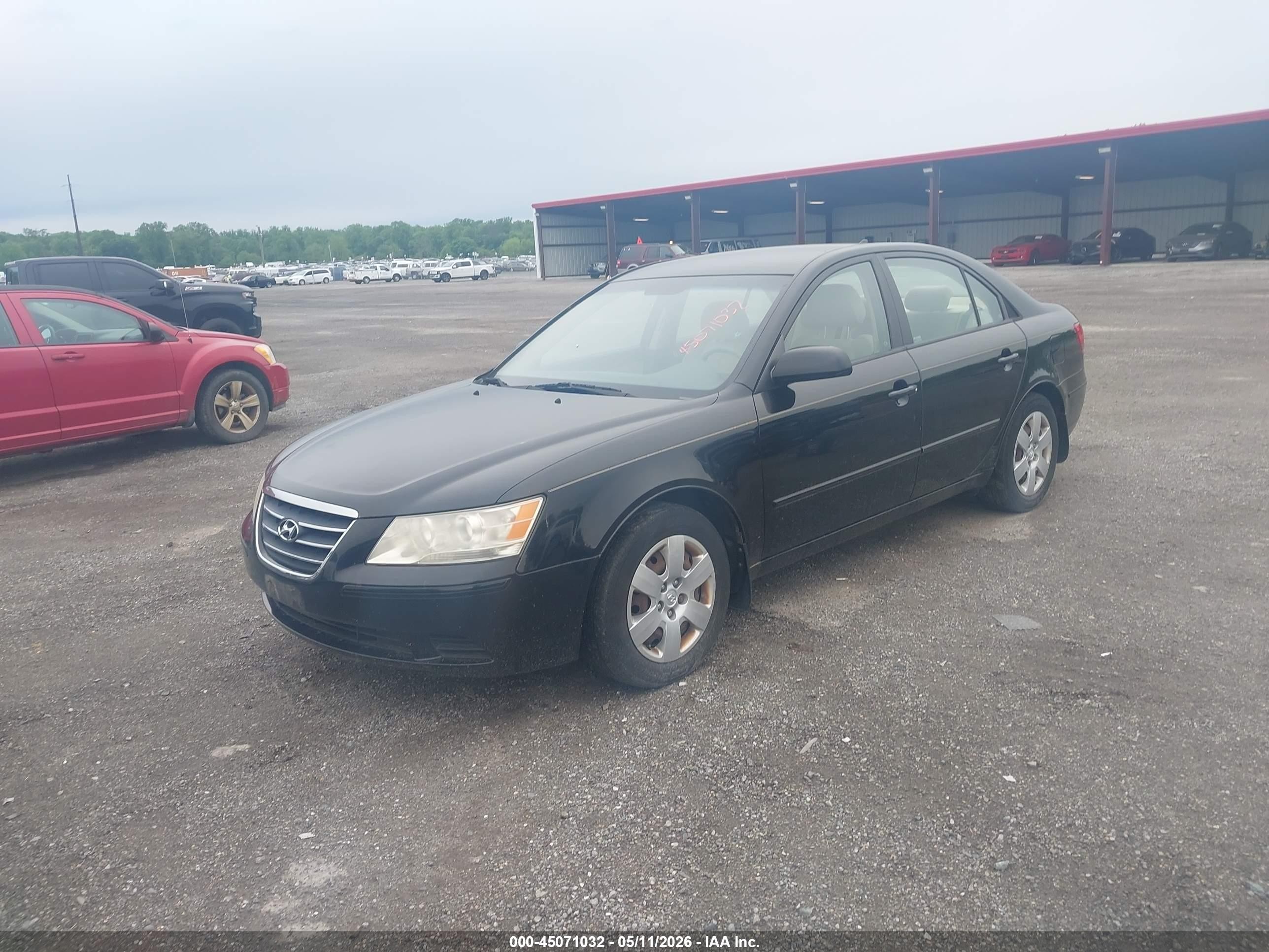 2009 Hyundai Sonata Gls Black vin: 5NPET46C39H565090