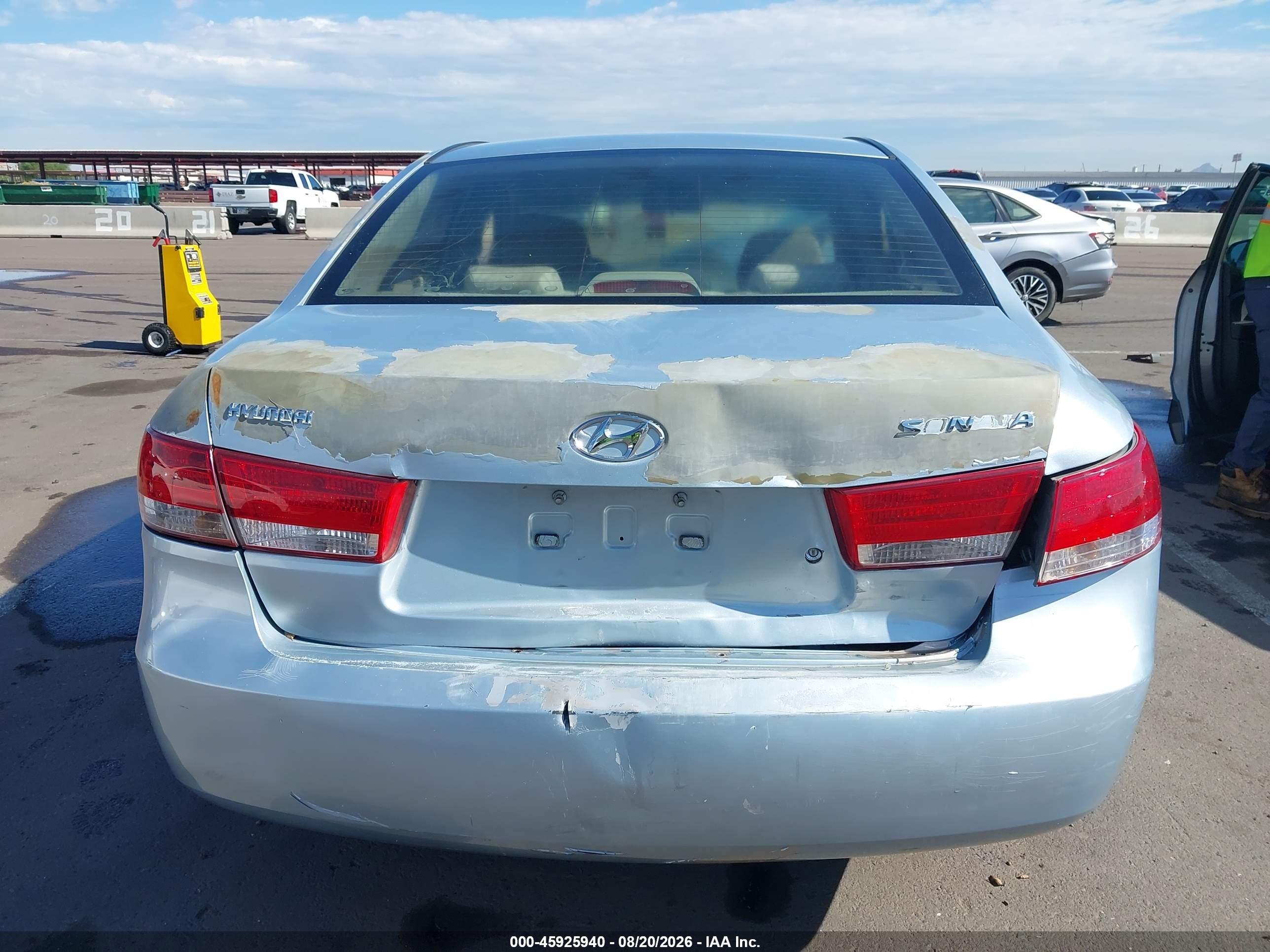 2007 Hyundai Sonata Gls/gls W/xm Серебряный vin: 5NPET46C47H182093
