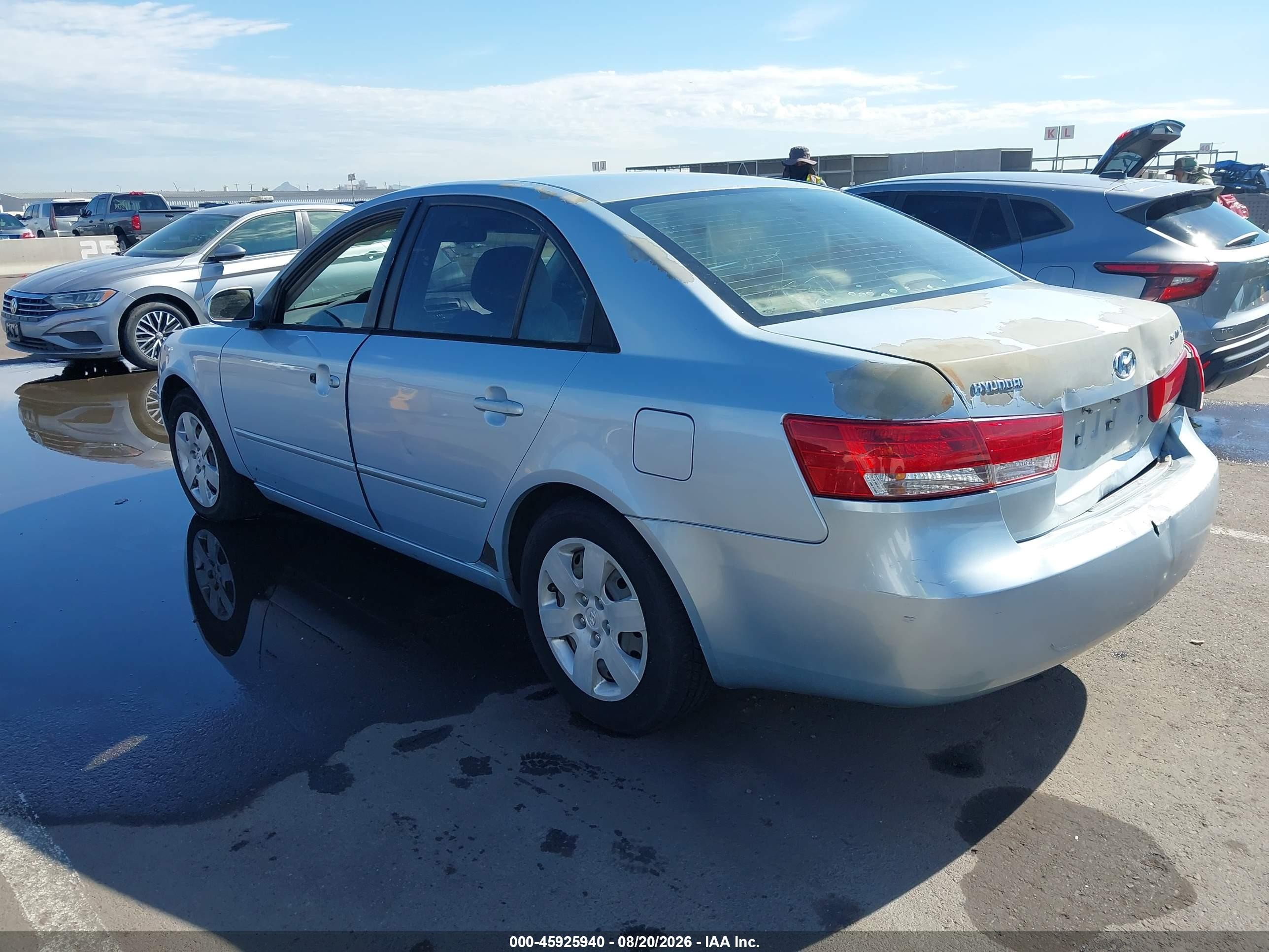 2007 Hyundai Sonata Gls/gls W/xm Серебряный vin: 5NPET46C47H182093