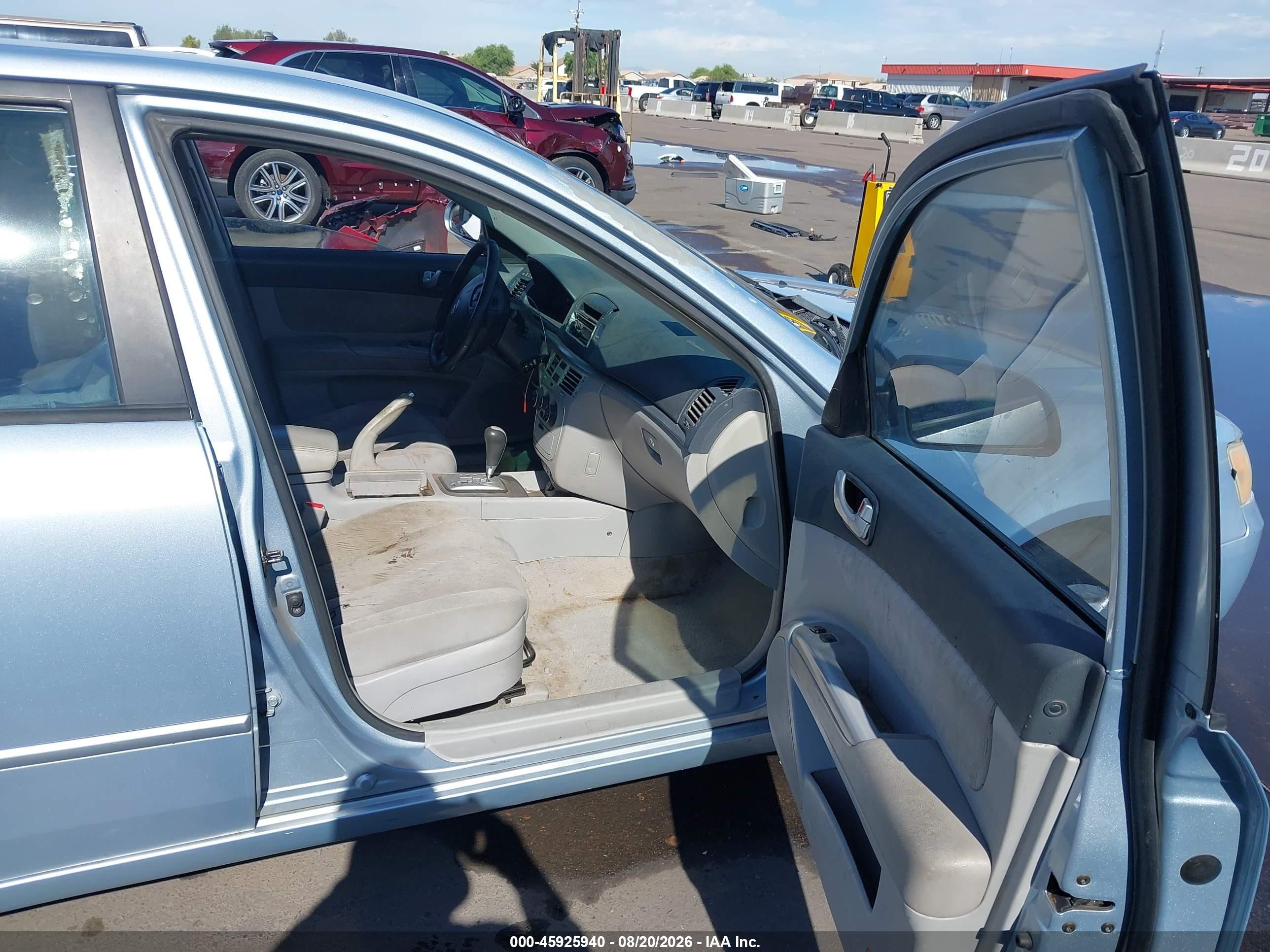 2007 Hyundai Sonata Gls/gls W/xm Серебряный vin: 5NPET46C47H182093