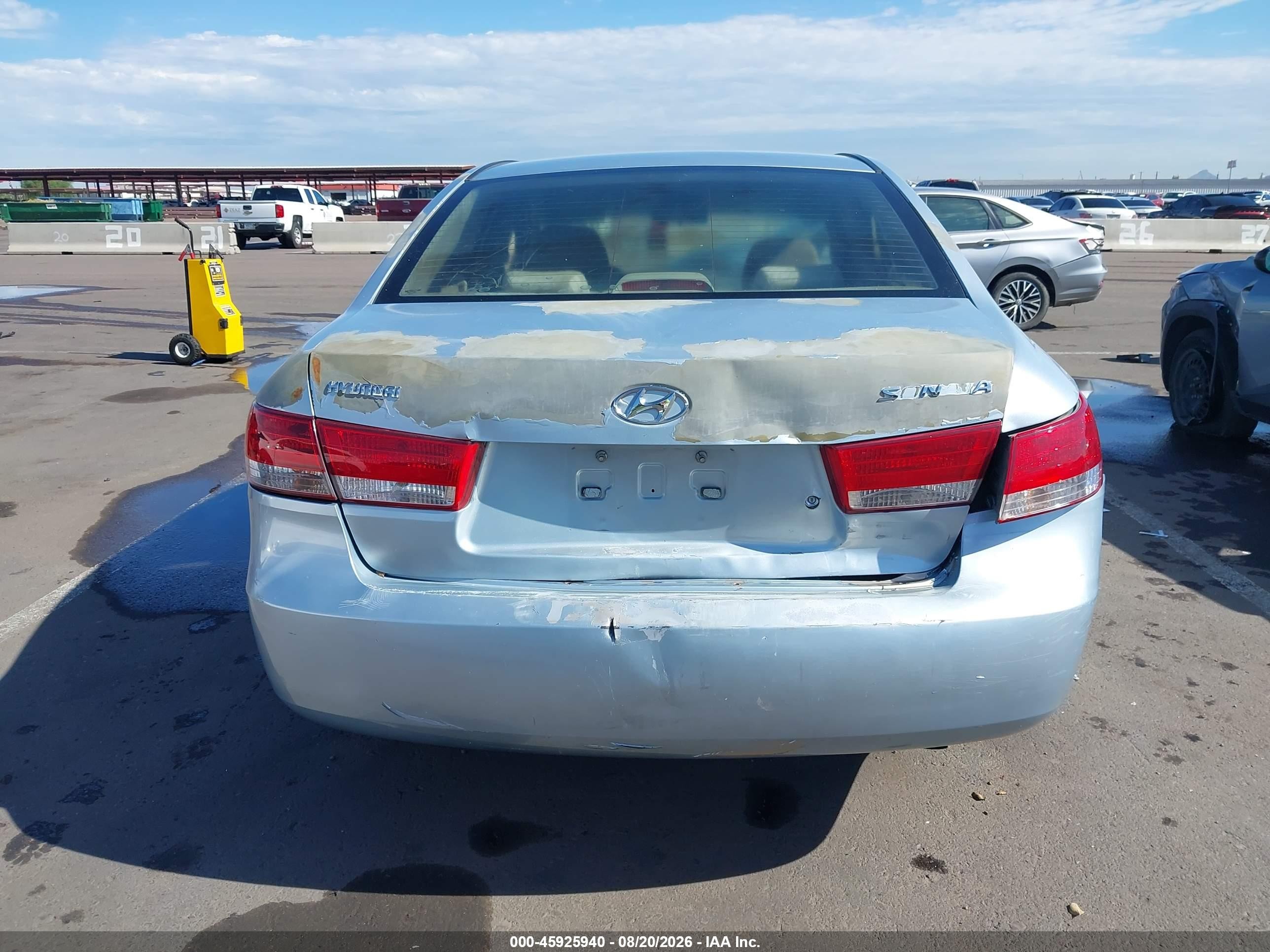 2007 Hyundai Sonata Gls/gls W/xm Серебряный vin: 5NPET46C47H182093