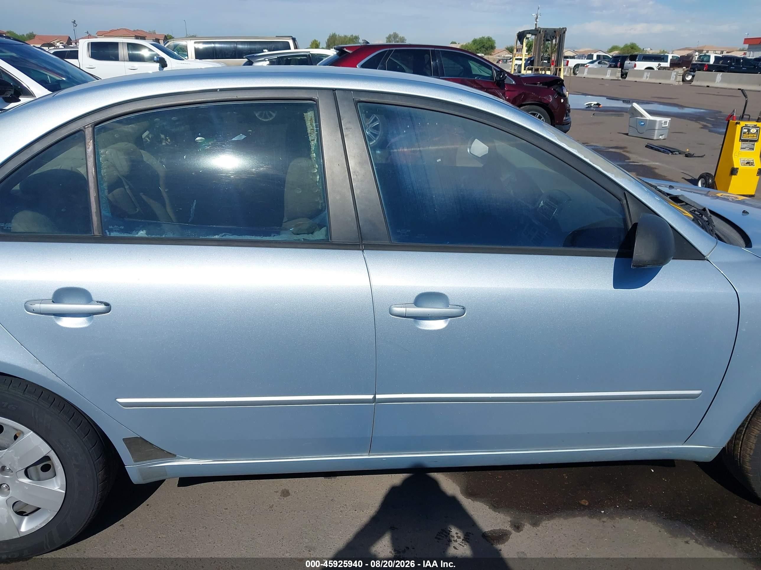 2007 Hyundai Sonata Gls/gls W/xm Серебряный vin: 5NPET46C47H182093