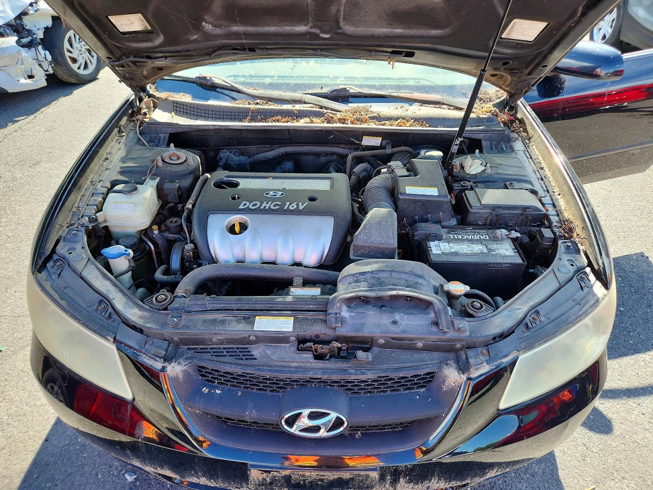 2007 Hyundai Sonata Gls Черный vin: 5NPET46C47H184684
