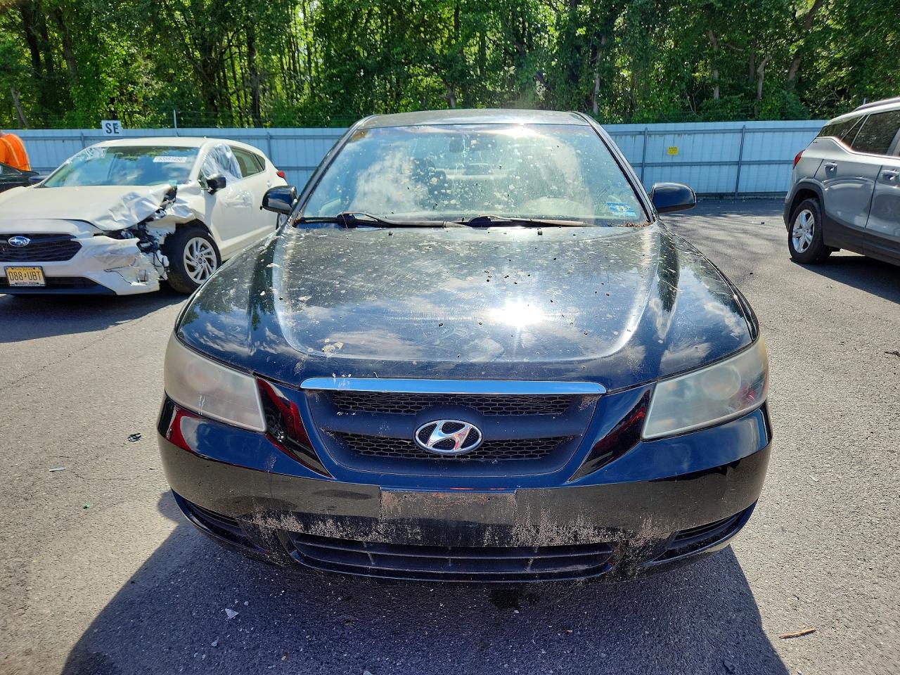 2007 Hyundai Sonata Gls Черный vin: 5NPET46C47H184684
