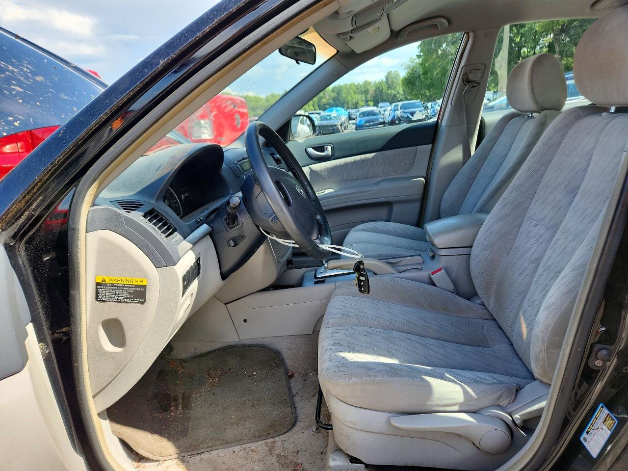 2007 Hyundai Sonata Gls Черный vin: 5NPET46C47H184684