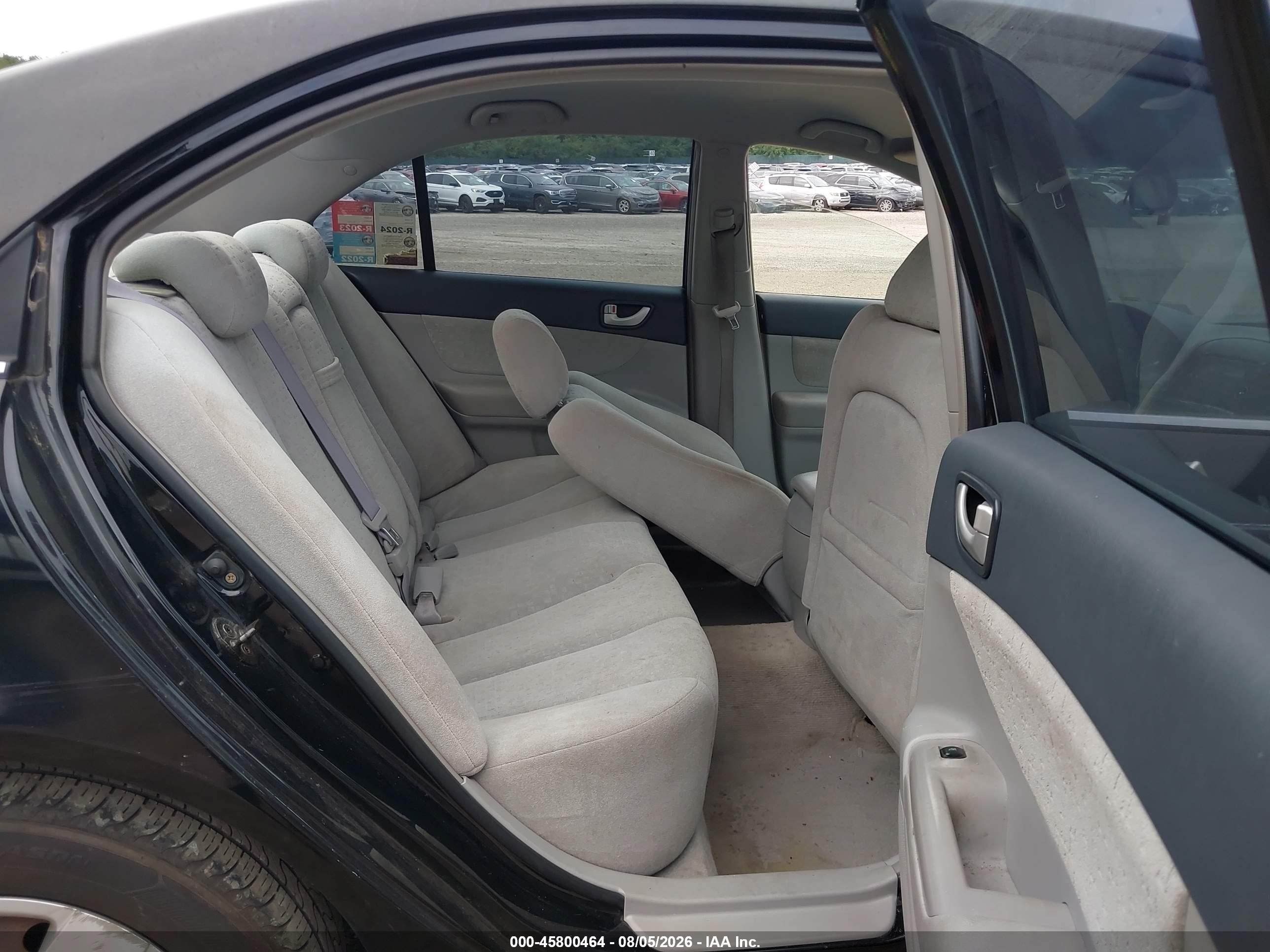 2007 Hyundai Sonata Gls/gls W/xm Black vin: 5NPET46C47H231003