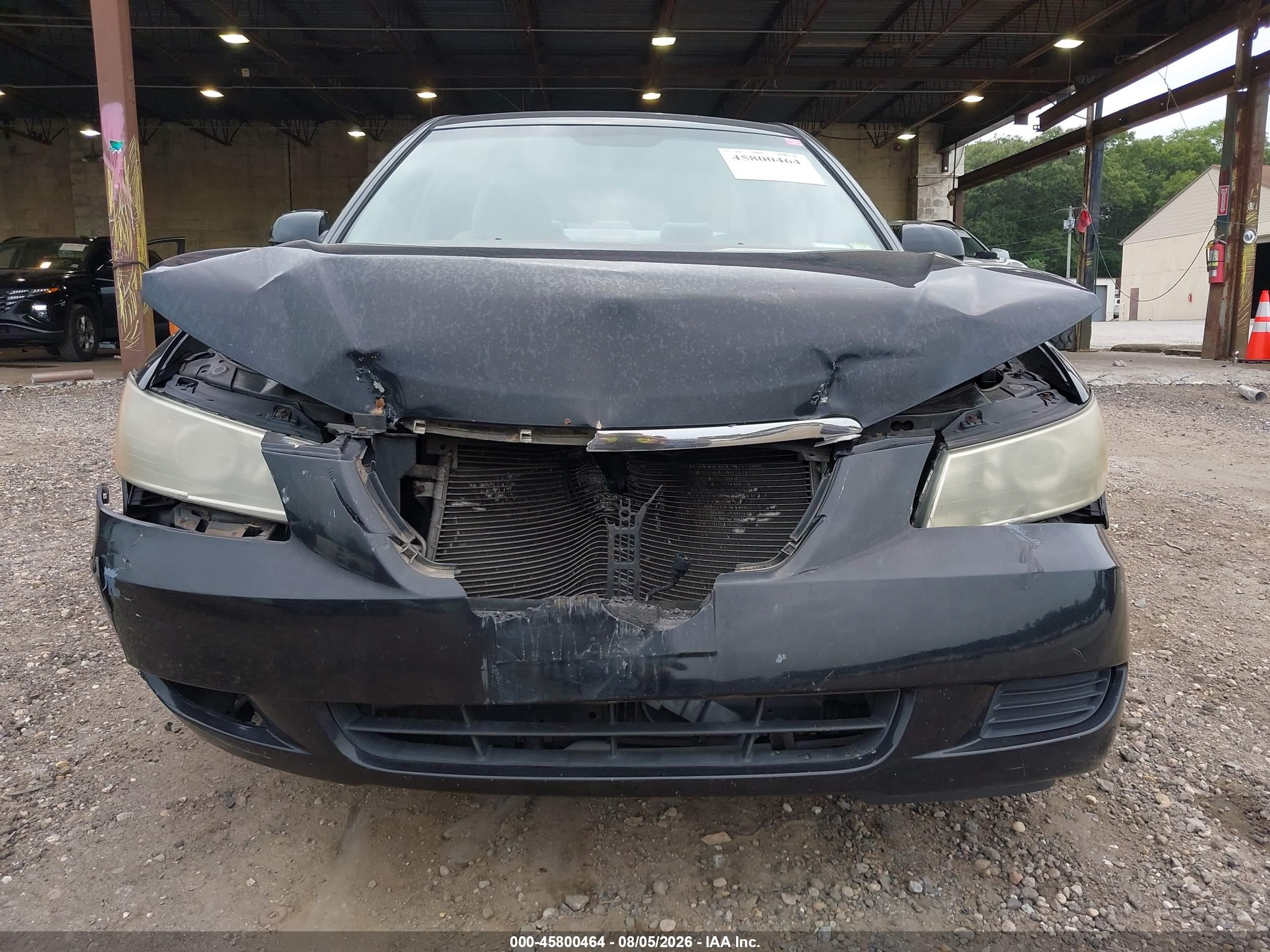2007 Hyundai Sonata Gls/gls W/xm Black vin: 5NPET46C47H231003