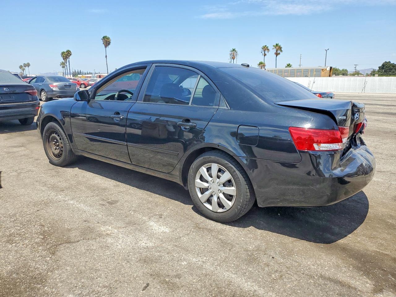 2007 Hyundai Sonata Gls Black vin: 5NPET46C47H267869