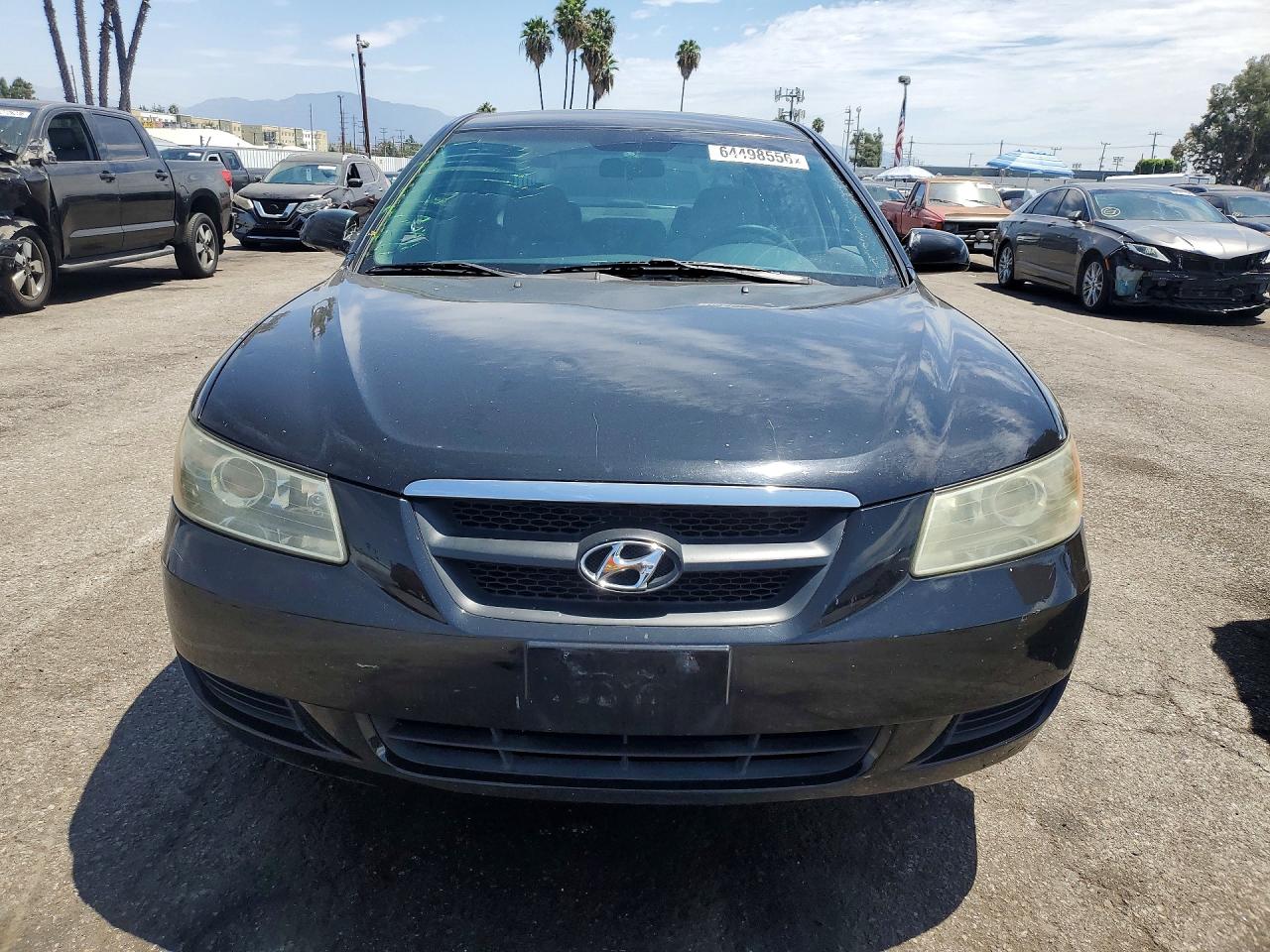 2007 Hyundai Sonata Gls Black vin: 5NPET46C47H267869