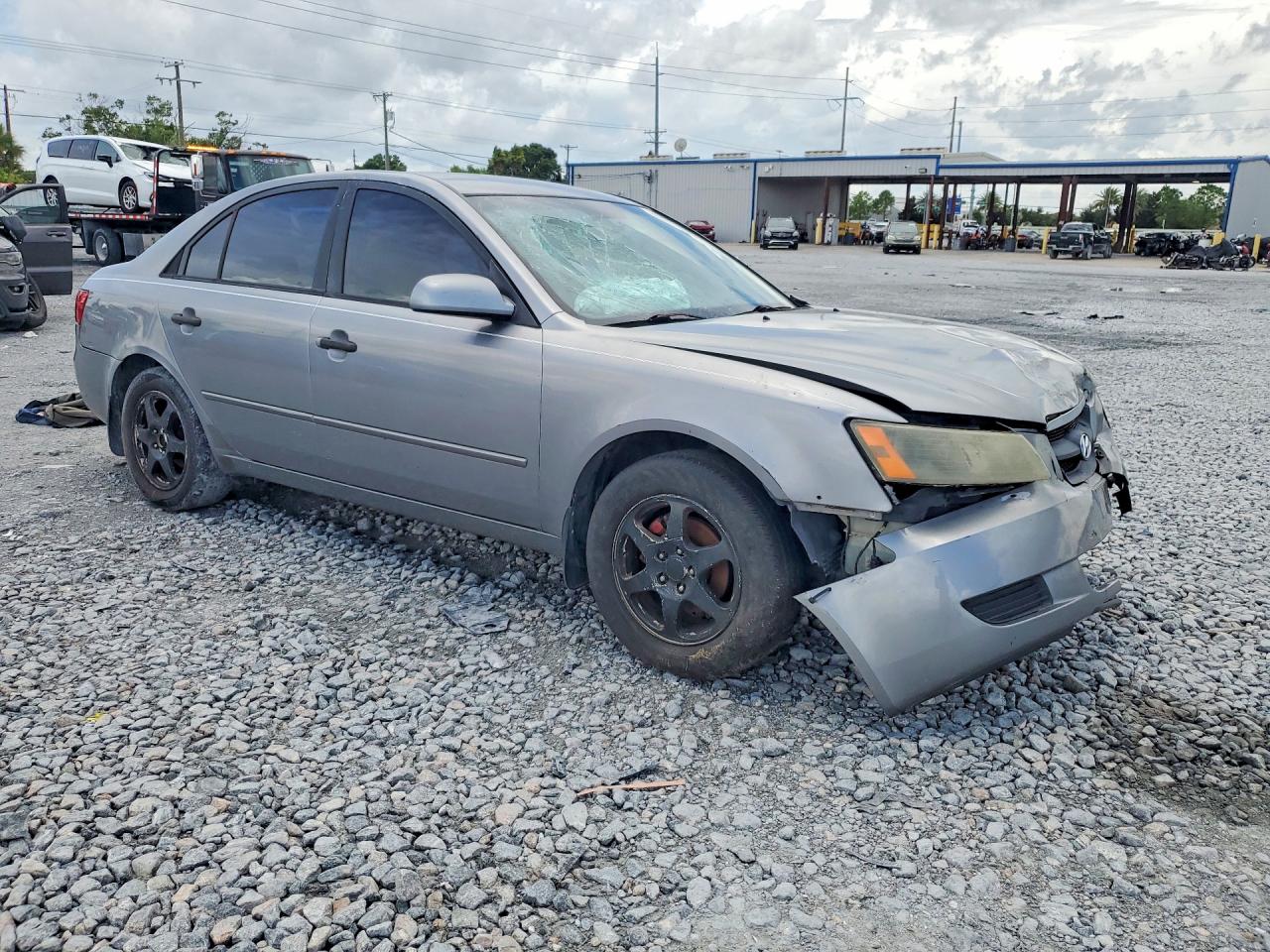2008 Hyundai Sonata Gls Серый vin: 5NPET46C48H318868