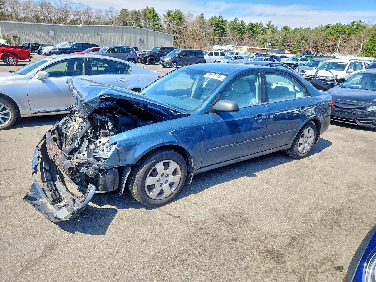 2008 Hyundai Sonata Gls Blue vin: 5NPET46C48H327540