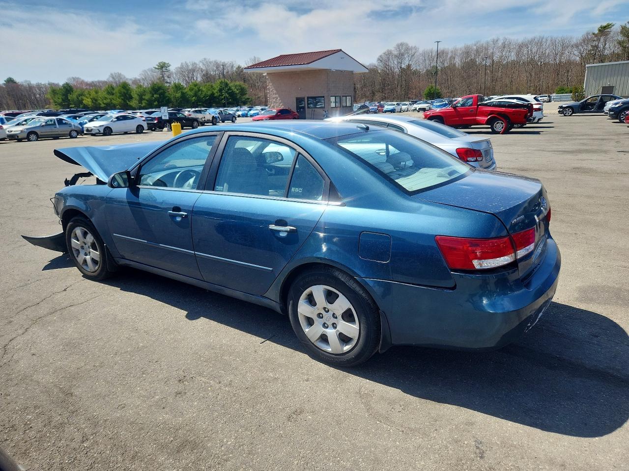 2008 Hyundai Sonata Gls Blue vin: 5NPET46C48H327540