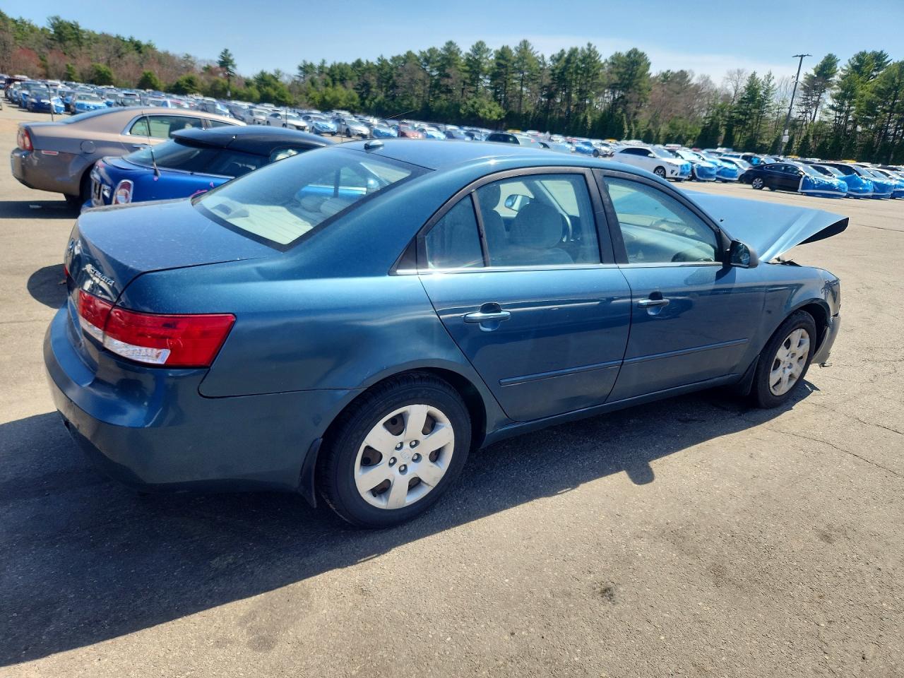 2008 Hyundai Sonata Gls Blue vin: 5NPET46C48H327540