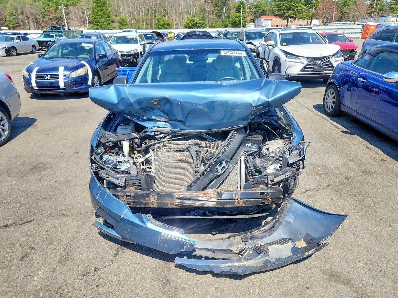 2008 Hyundai Sonata Gls Blue vin: 5NPET46C48H327540