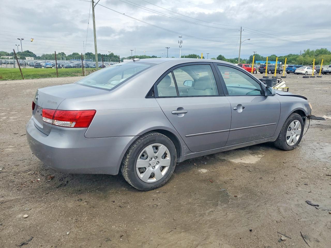 2008 Hyundai Sonata Gls Gray vin: 5NPET46C48H339719