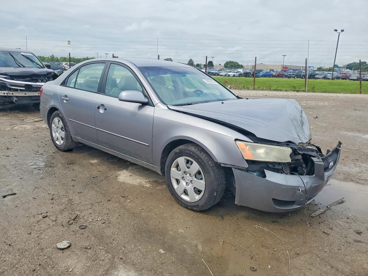 2008 Hyundai Sonata Gls Gray vin: 5NPET46C48H339719